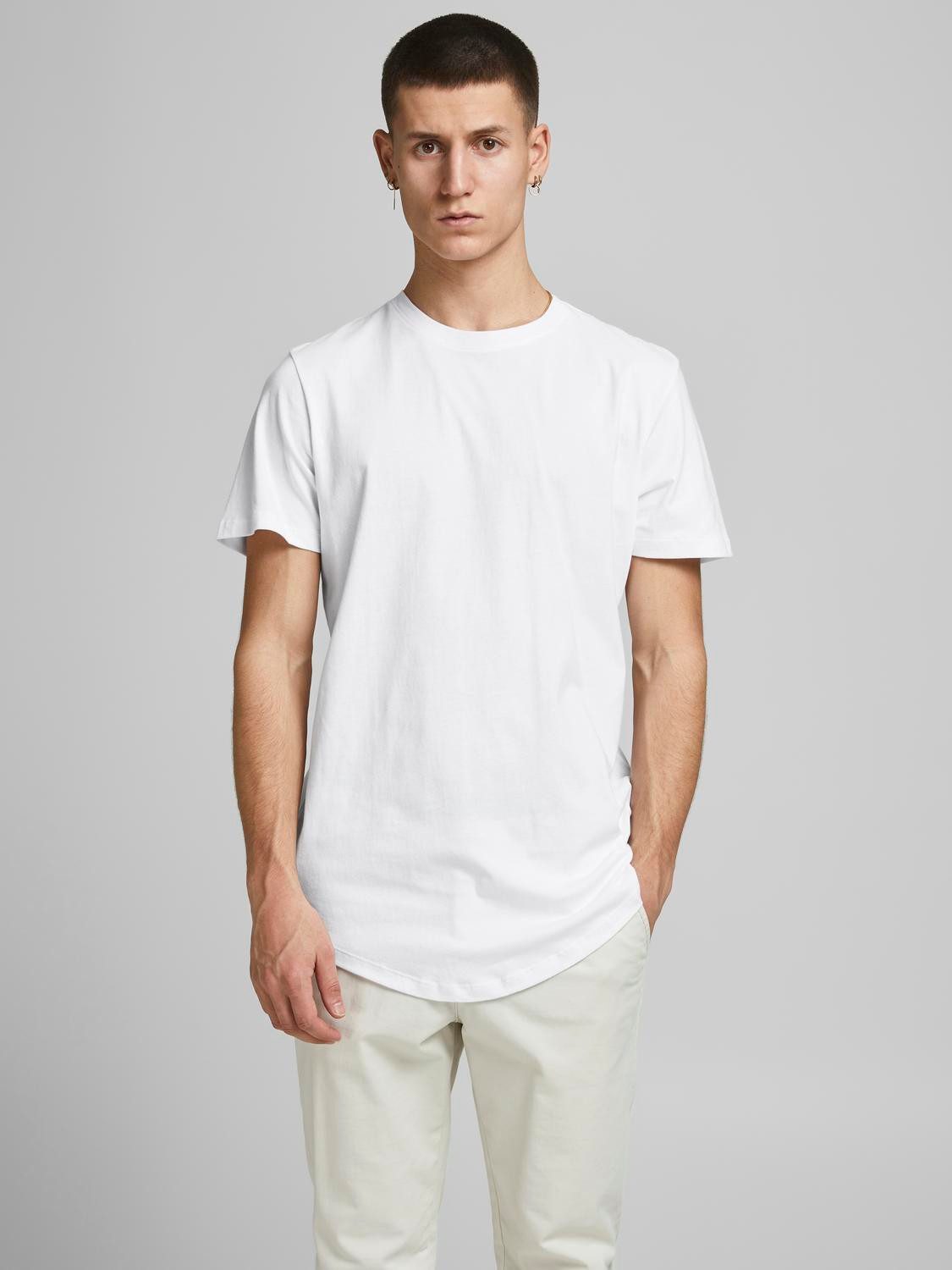 Jack & Jones Shirt met ronde hals JJEORGANIC BASIC TEE SS O-NE 3PK MP NOOS (set, 3-delig)