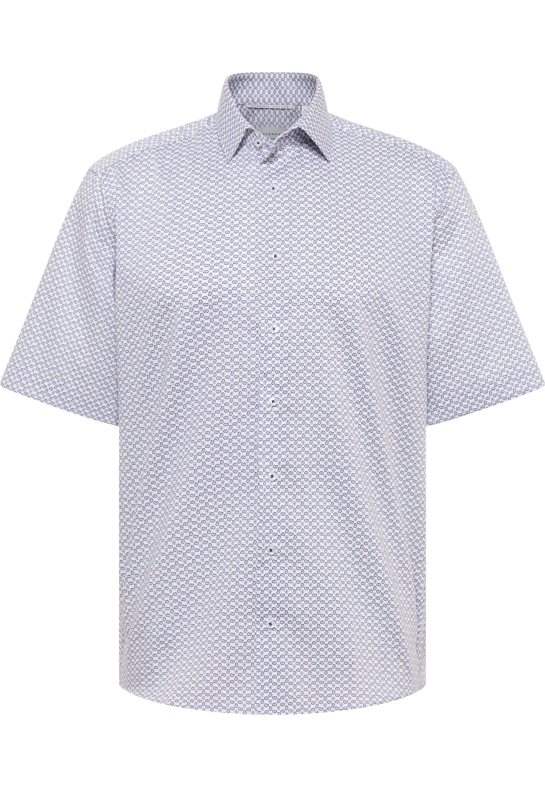 Eterna Overhemd met korte mouwen Comfort fit NON IRON (strijkvrij)