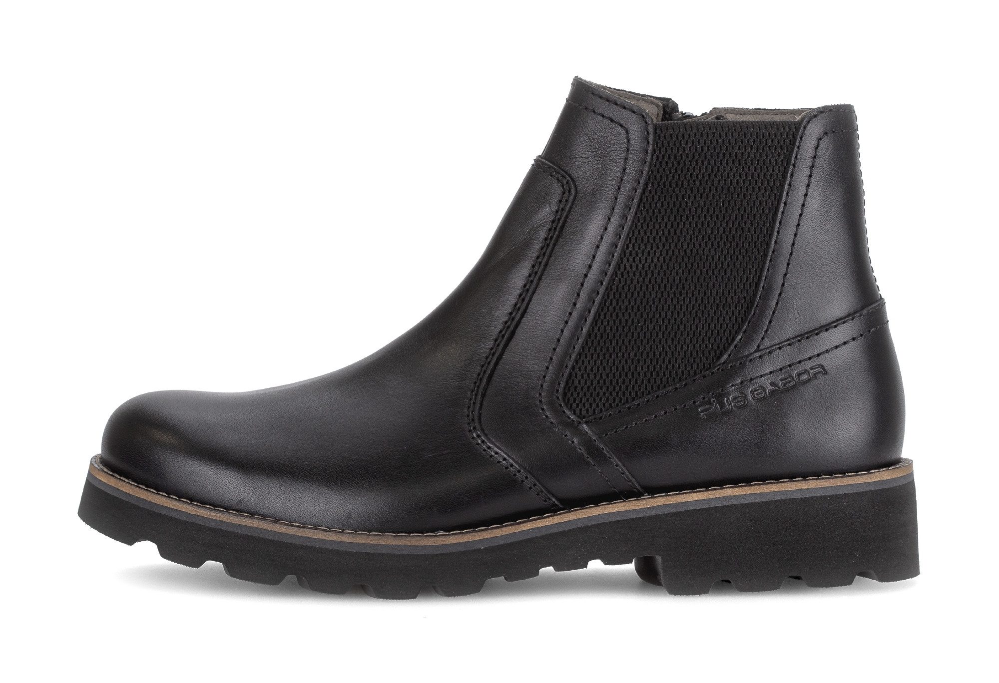 Pius Gabor Chelsea-boots , enkellaars, zakenschoen met siernaden, schoenwijdte g (= wijd)
