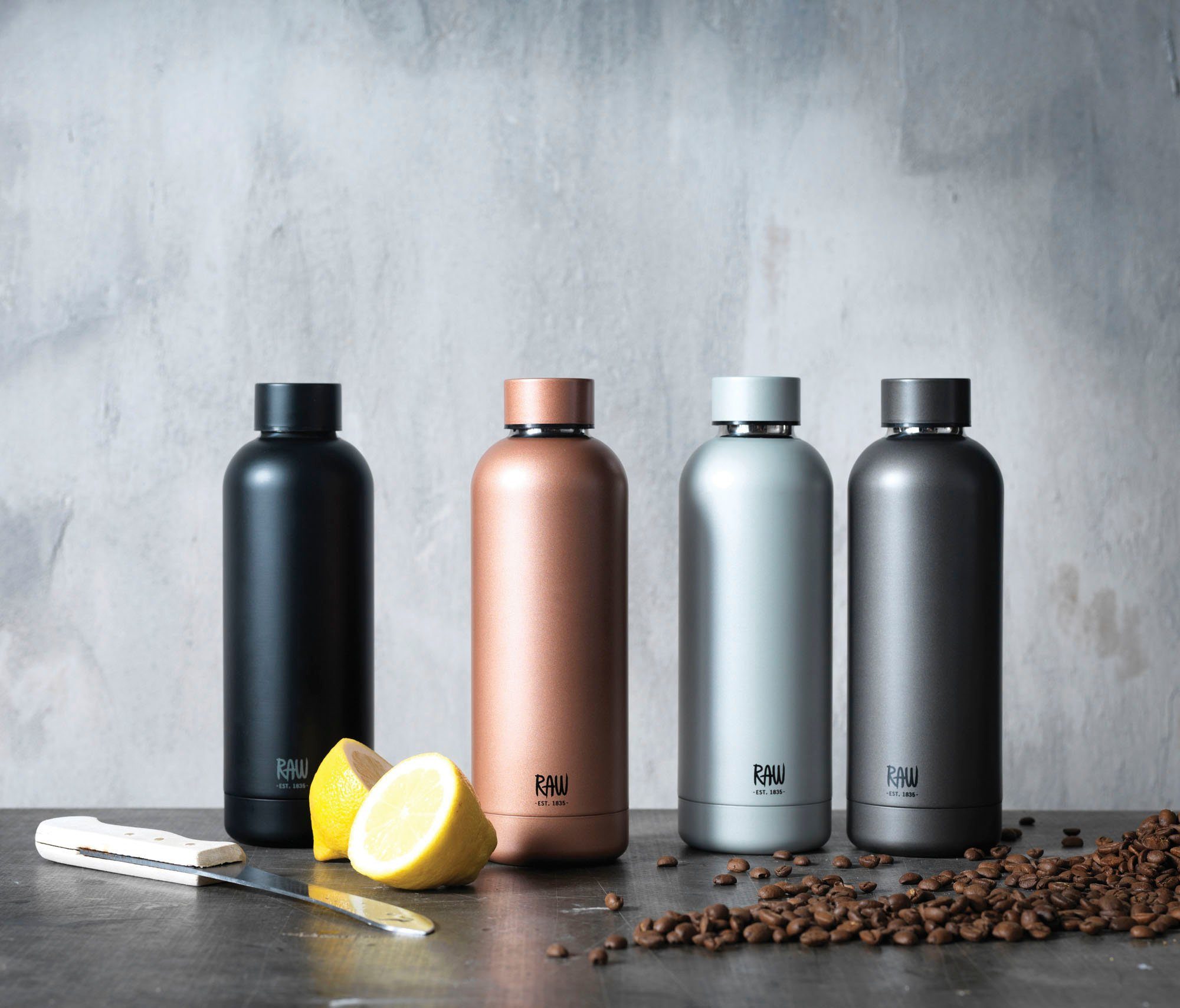 aida RAW Thermofles Raw To Go Staal, 500 ml