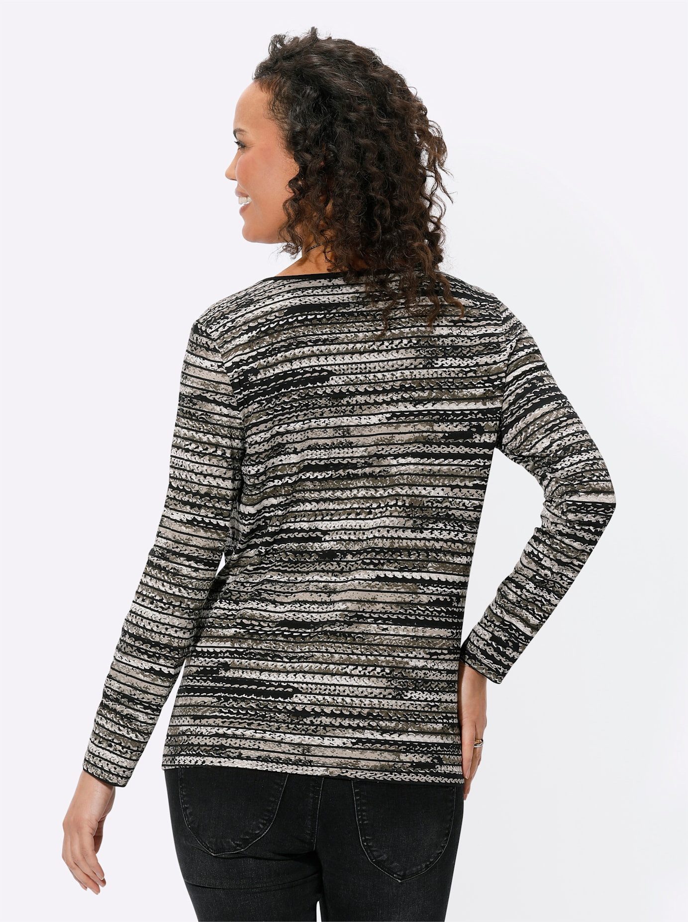 Casual Looks Shirt met print Gedessineerd shirt (1-delig)