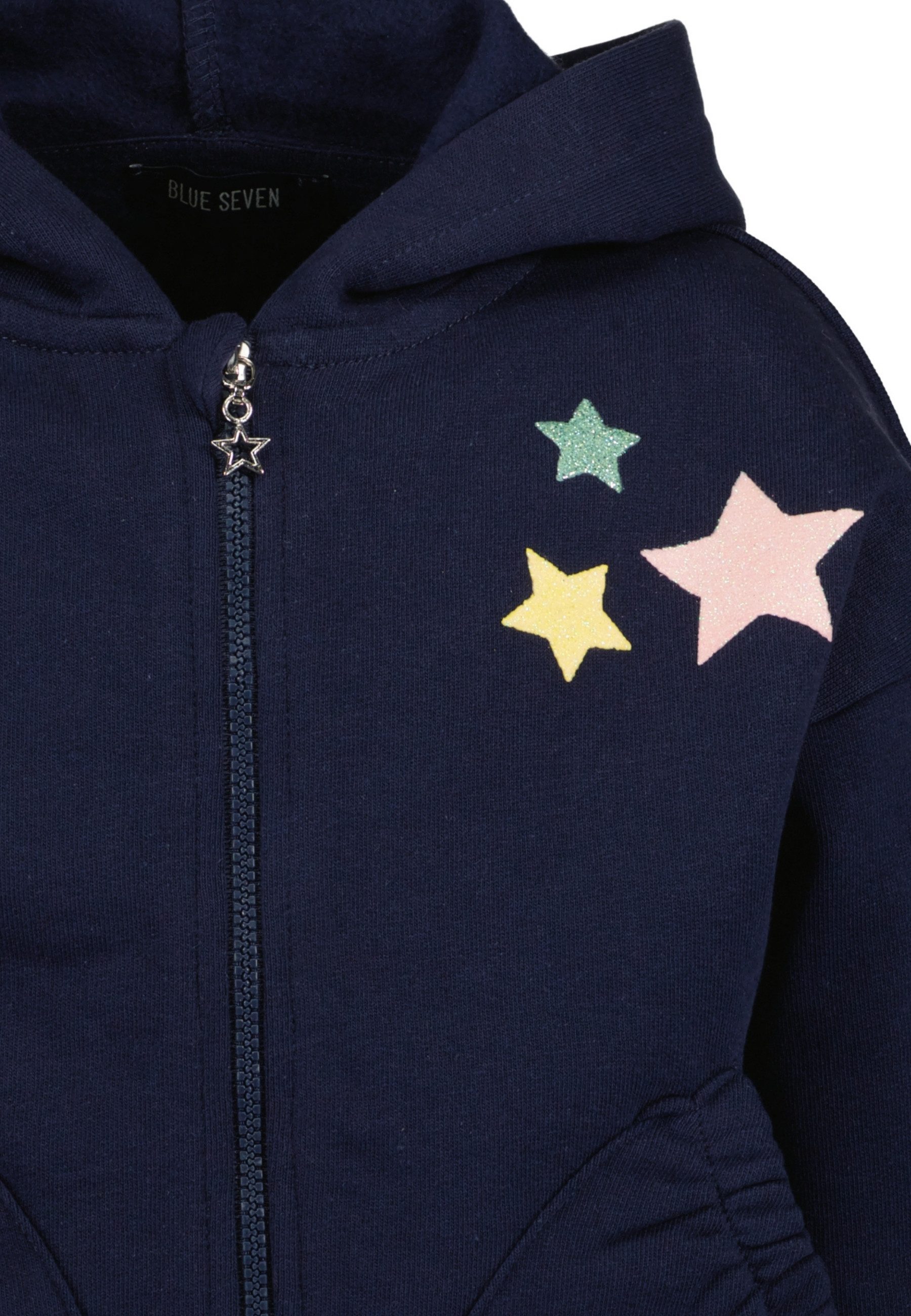 Blue Seven Sweatvest meisjes sweatjack met capuchon UNICORN (1-delig)