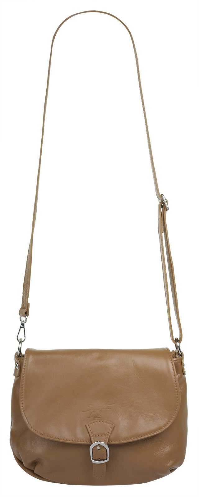 Samantha Look Schoudertas echt leer, made in italy