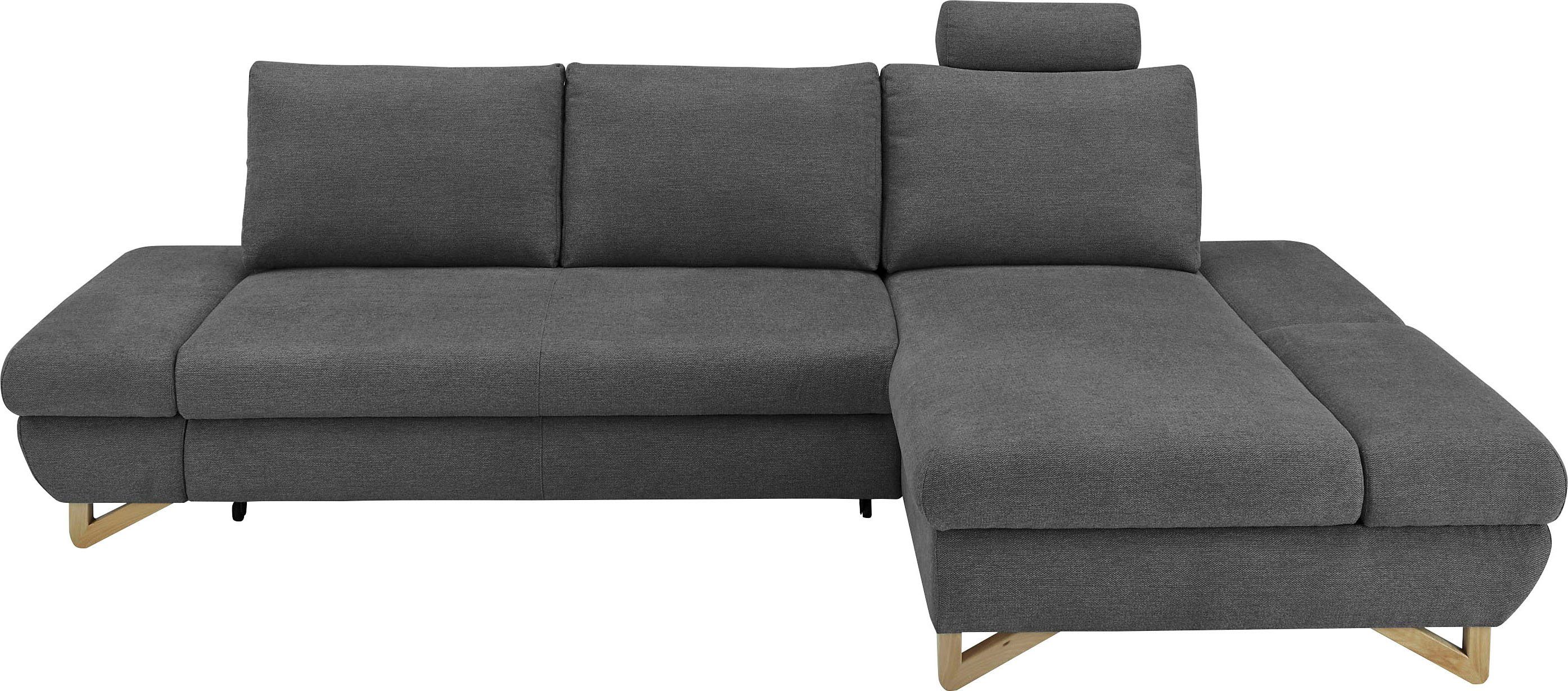 INOSIGN Slaapbank City/Giron comfortabele slaapbank (ligoppervlak 245 x 138 cm) en bedlade