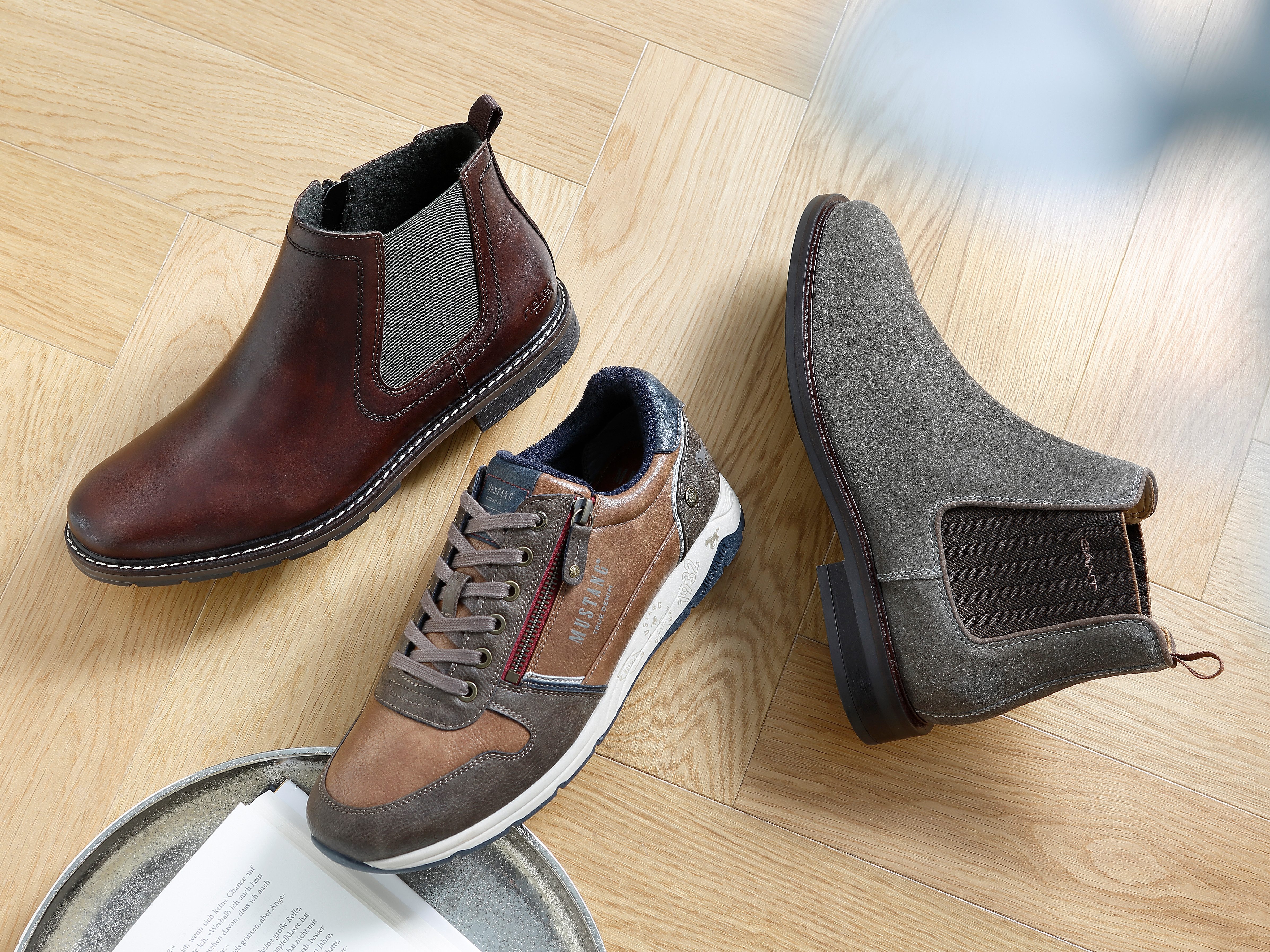 Mustang Shoes Sneakers met rits, vrijetijdsschoen, lage schoen, veterschoen