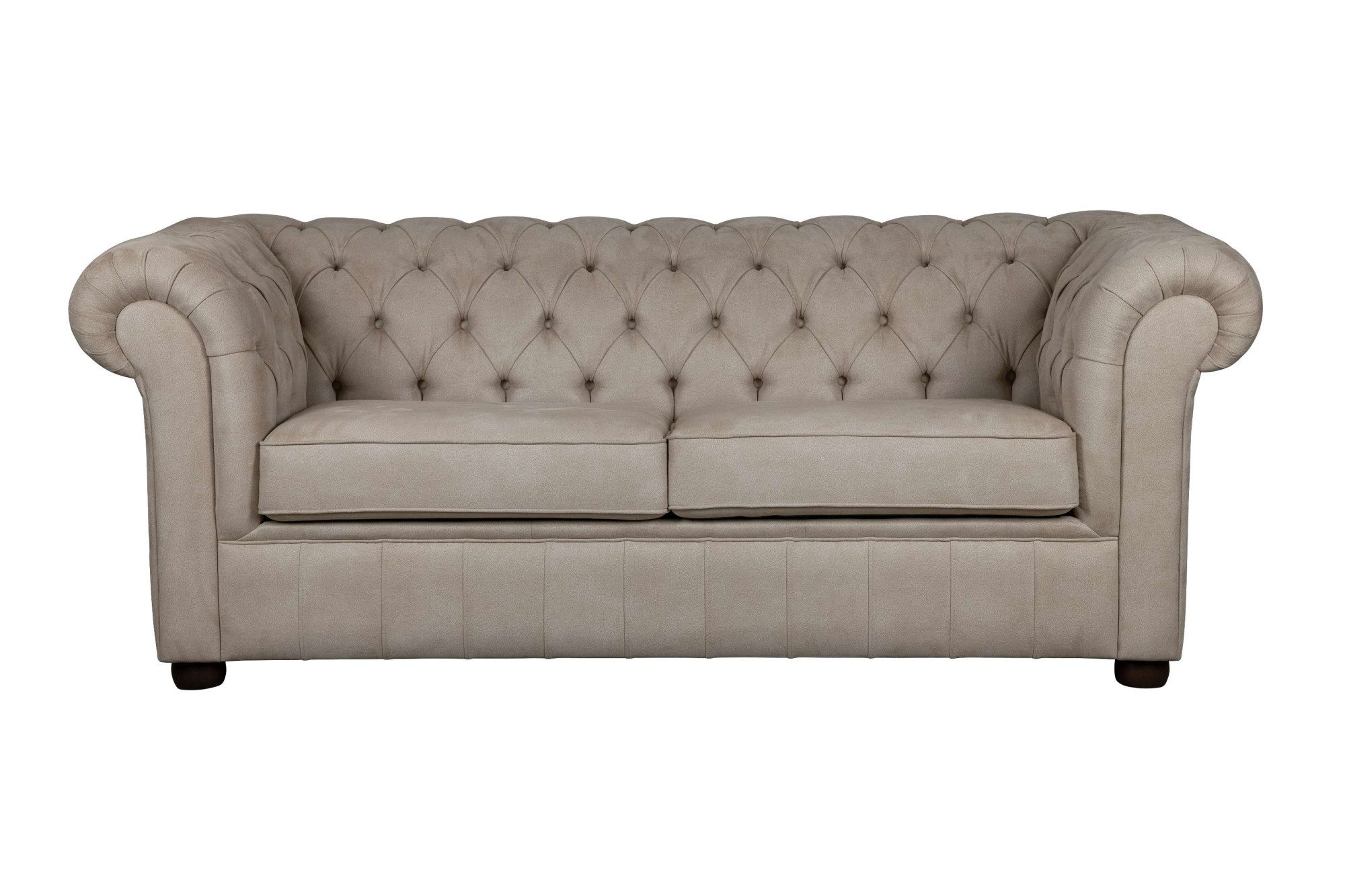 Home affaire 3-zitsbank CHARENTE, optionele slaapbank, Chesterfield-sofa, bedfunctie met edele knoopbevestiging en typische armleuningen, b/d/h 198/89/74 cm