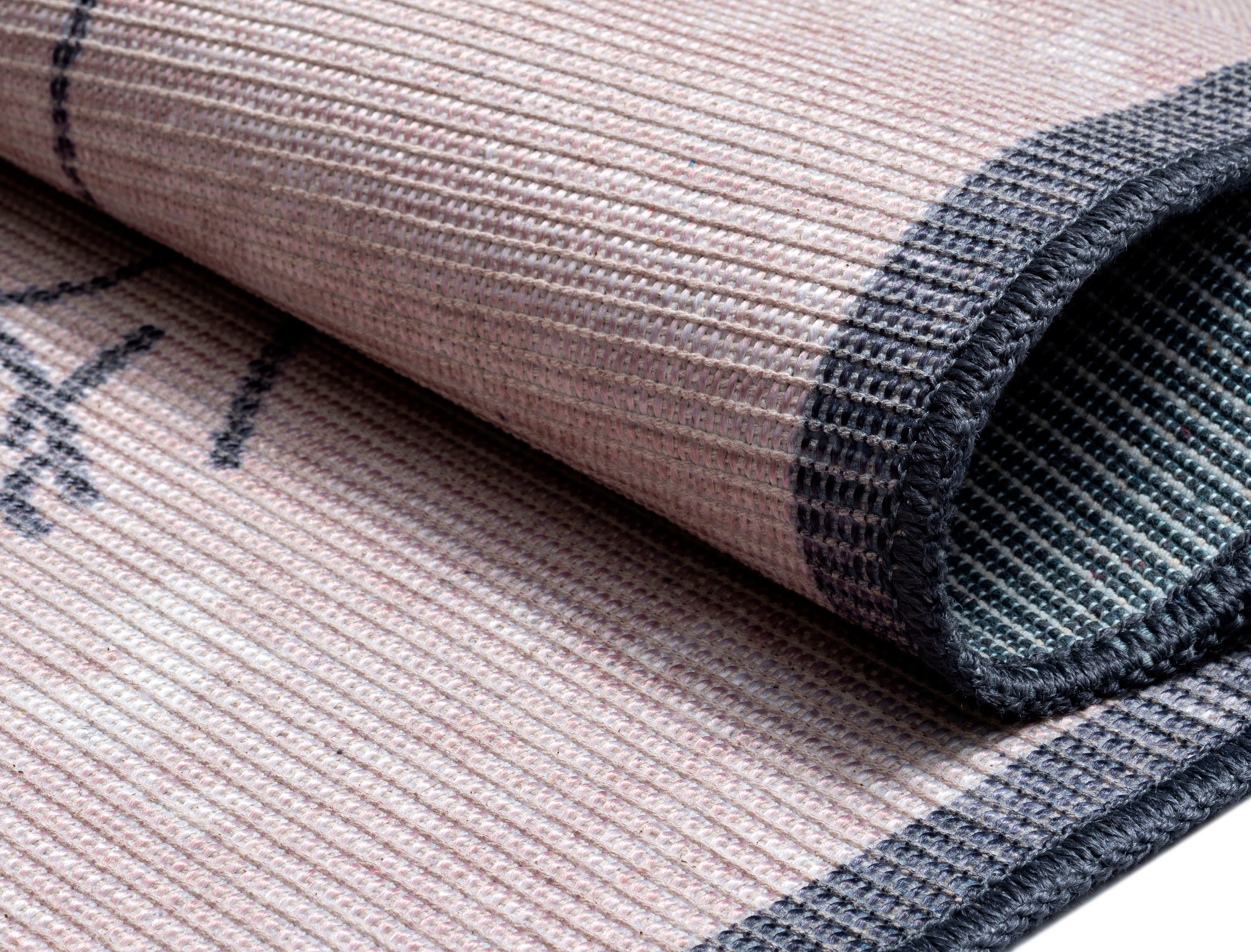 Myflair Möbel & Accessoires Vloerkleed Mira voorraadopruiming bedrukt, modern ontwerp, geschikt voor binnen- en buitengebruik, wasbaar