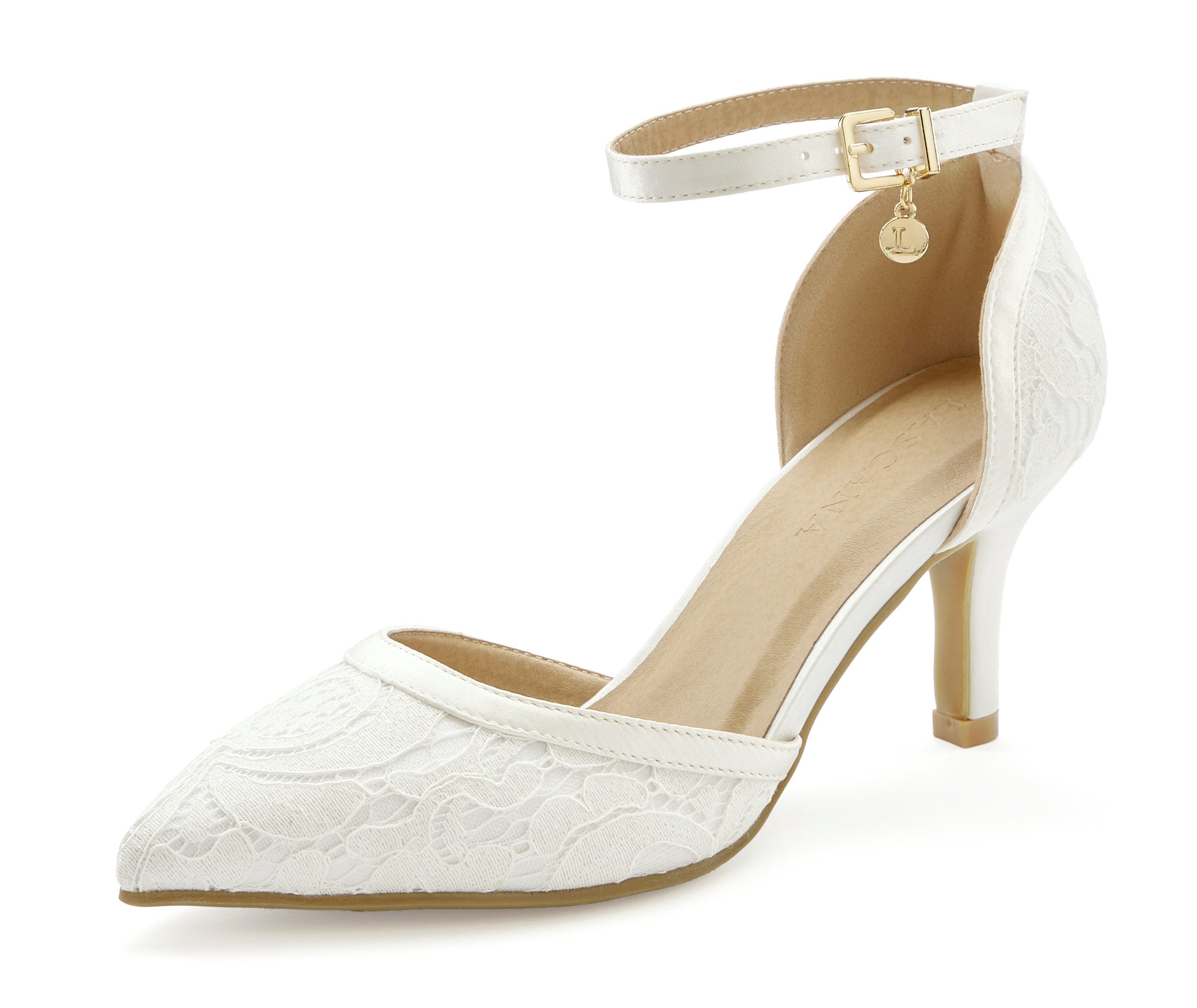 Lascana Pumps , riem pumps met comfortabele hakhoogte vegan