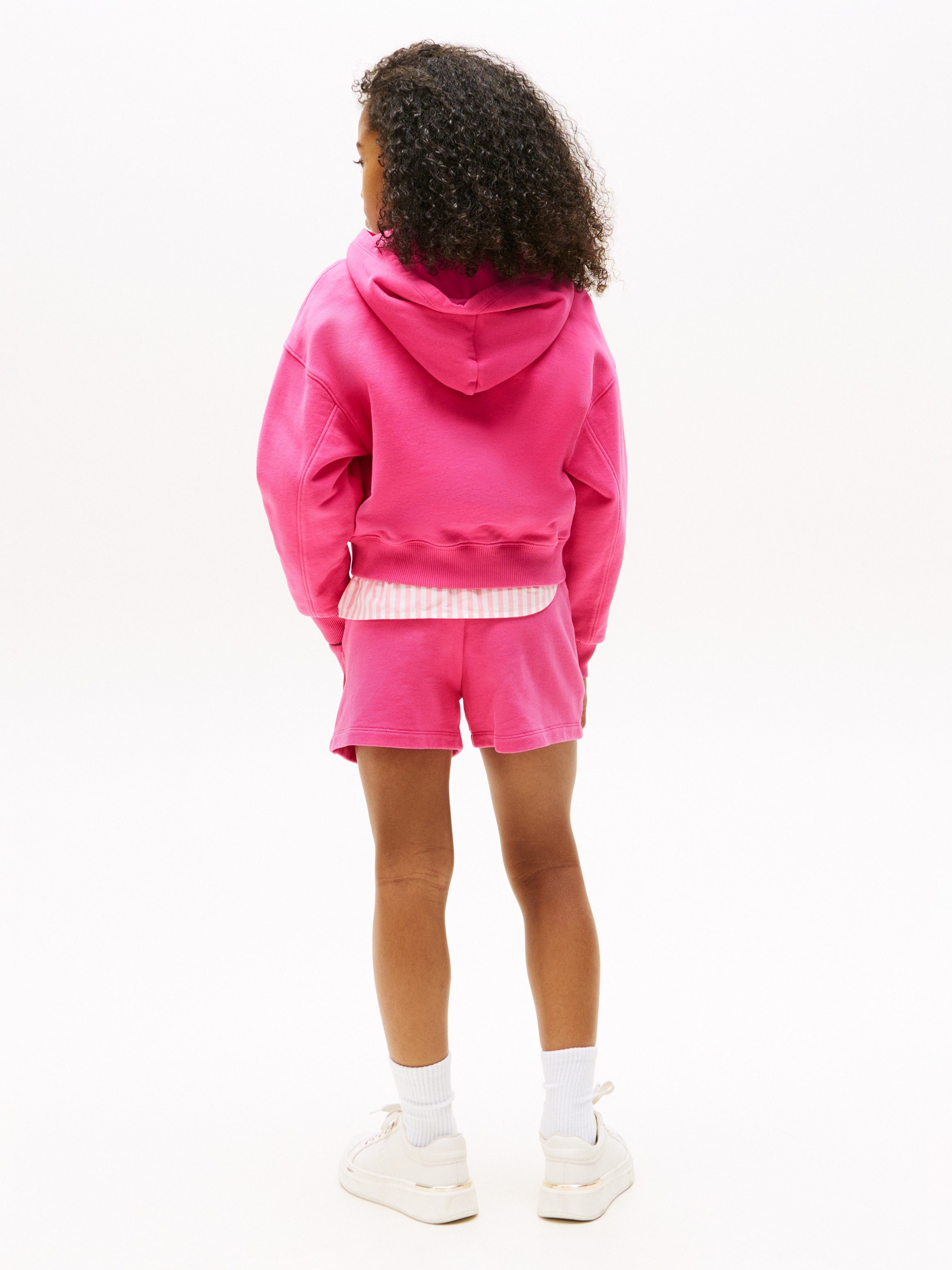Tommy Hilfiger Capuchonsweatvest TOMMY TONAL FLAG HOODIE voor kinderen tot 16 jaar, met borstprint