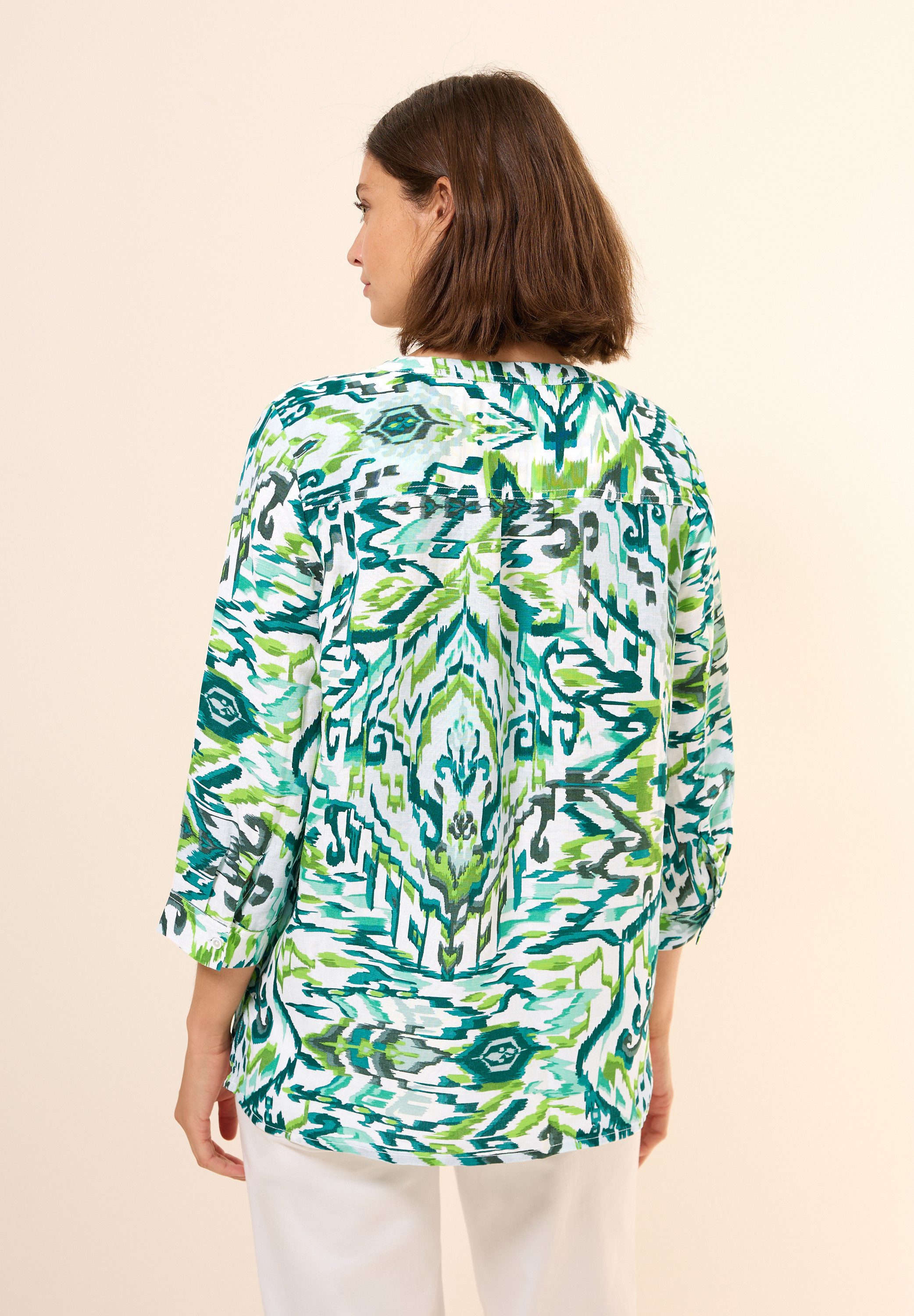 Cecil Gedessineerde blouse met grafisch patroon