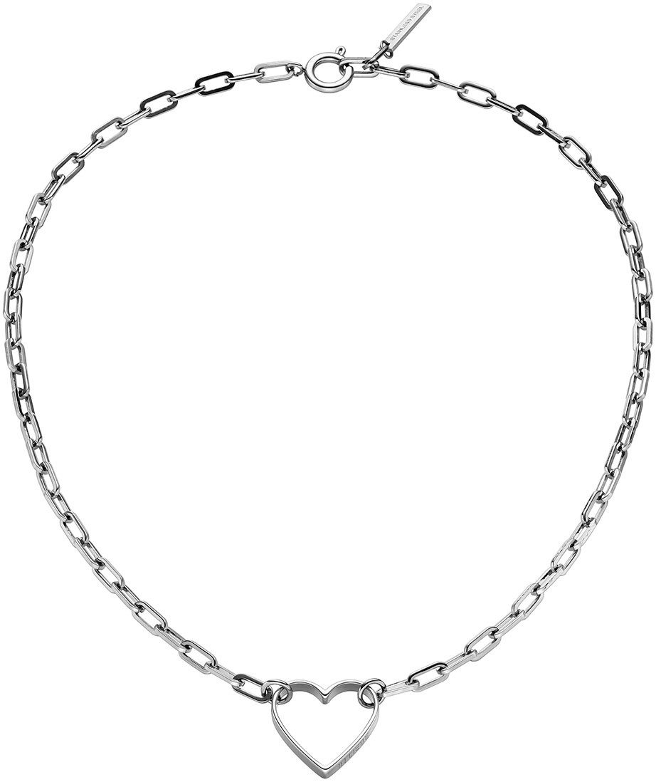 Liebeskind Berlin Ketting met hanger Schmuck Geschenk Edelstahl Halskette Herz, LJ-0349-N-45