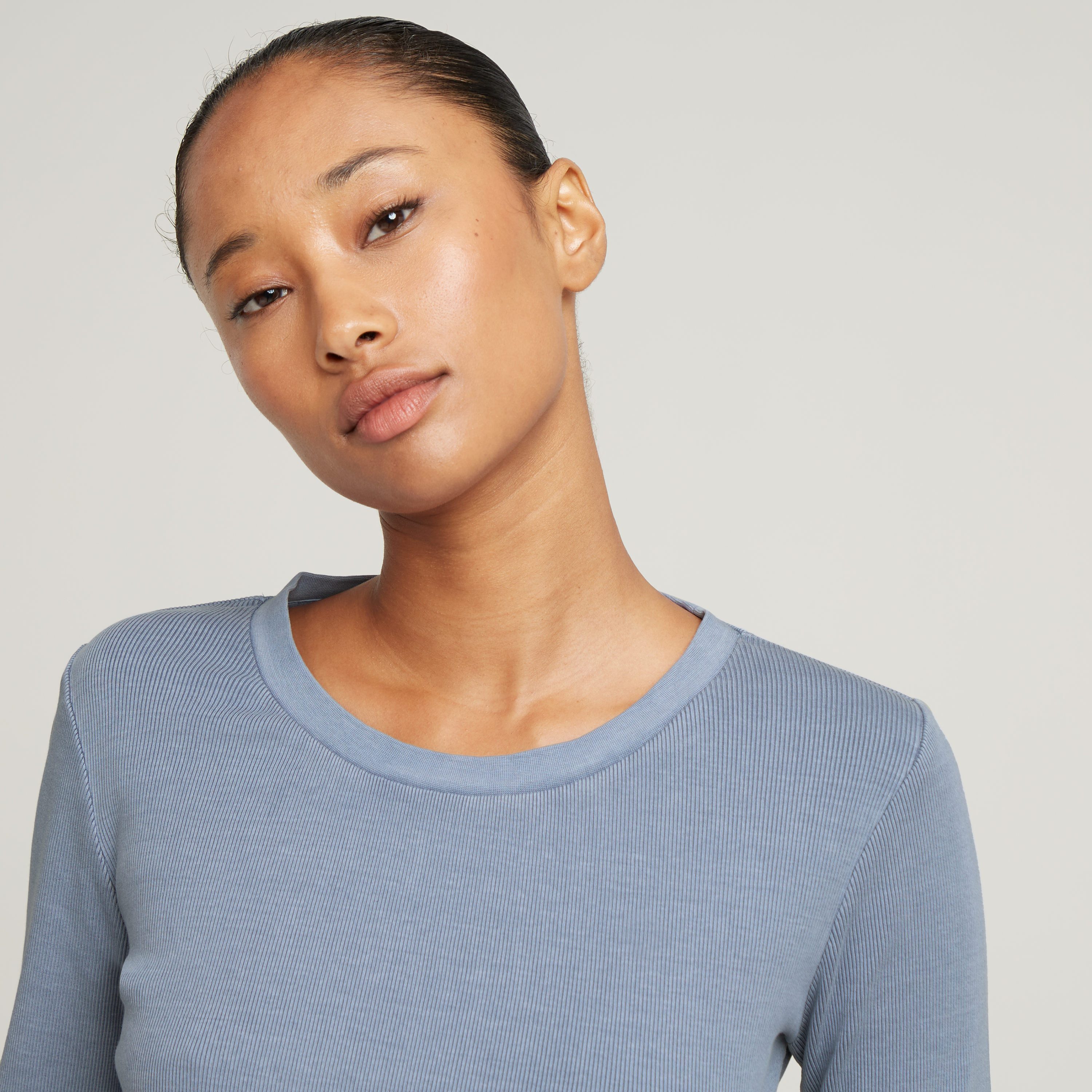 G-Star RAW Shirt met lange mouwen Tops Overdyed slim