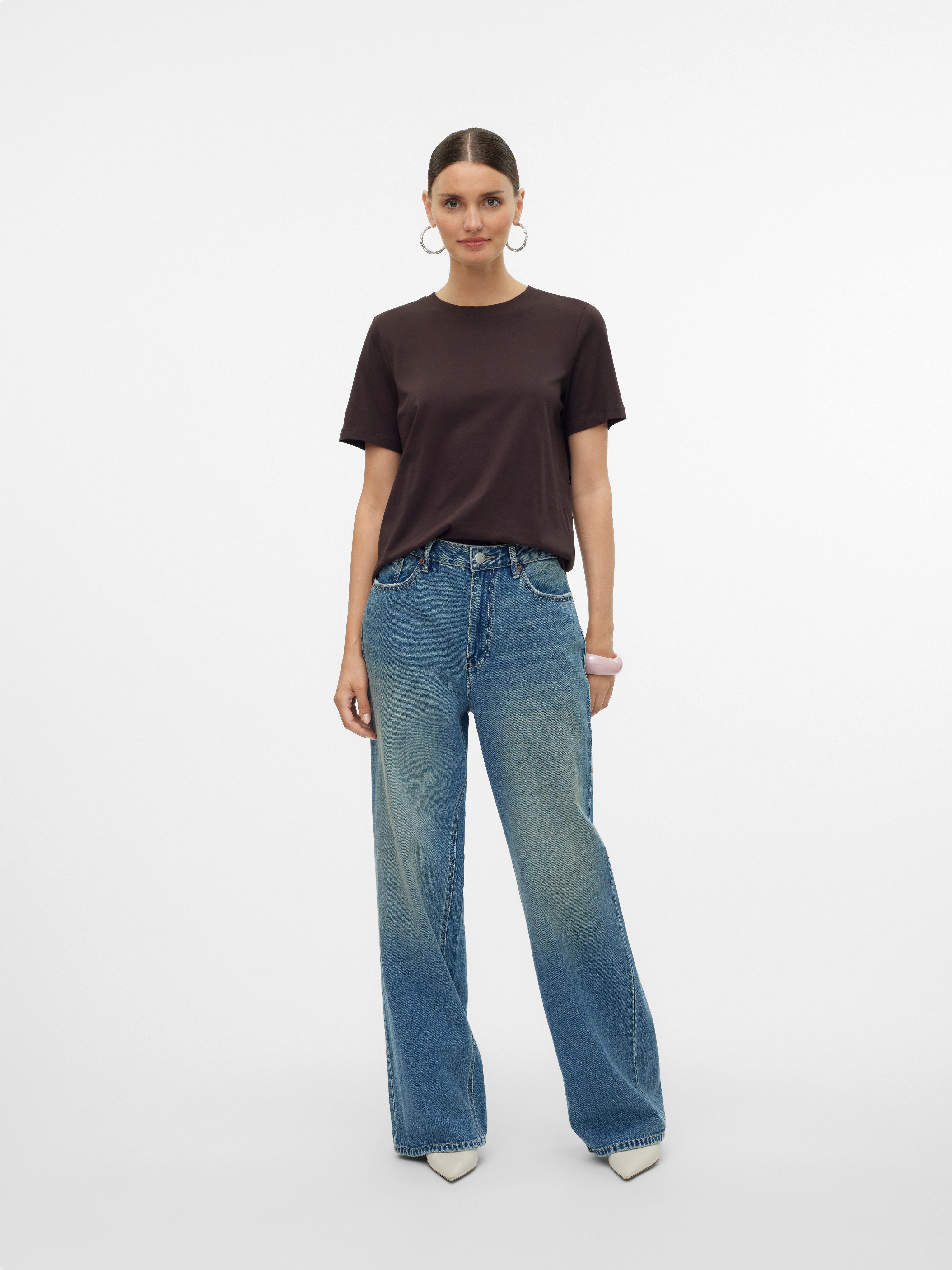 Vero Moda Shirt met korte mouwen VMPAULINA SS T-SHIRT GA JRS NOOS