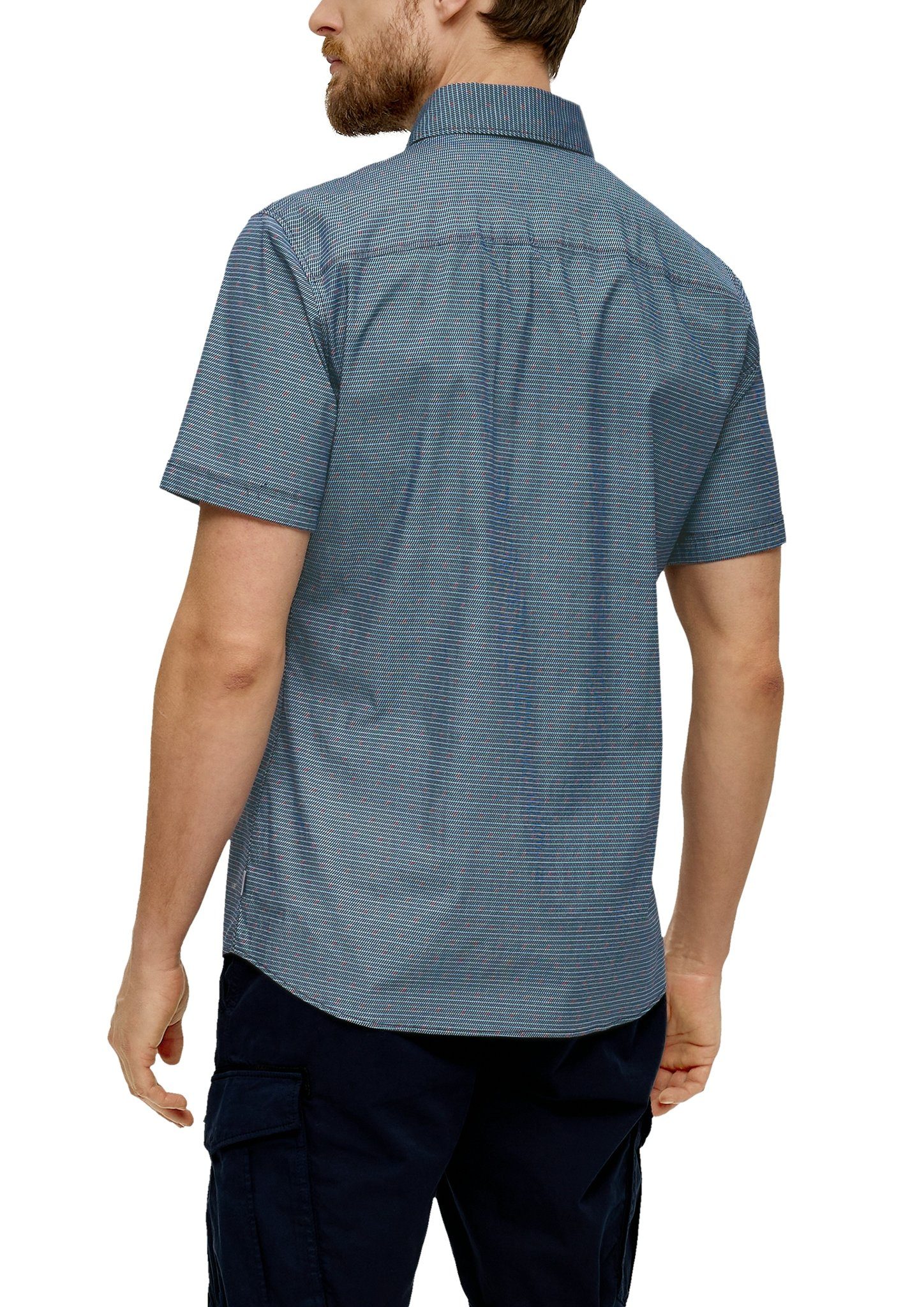 s.Oliver Overhemd met korte mouwen met minimale print