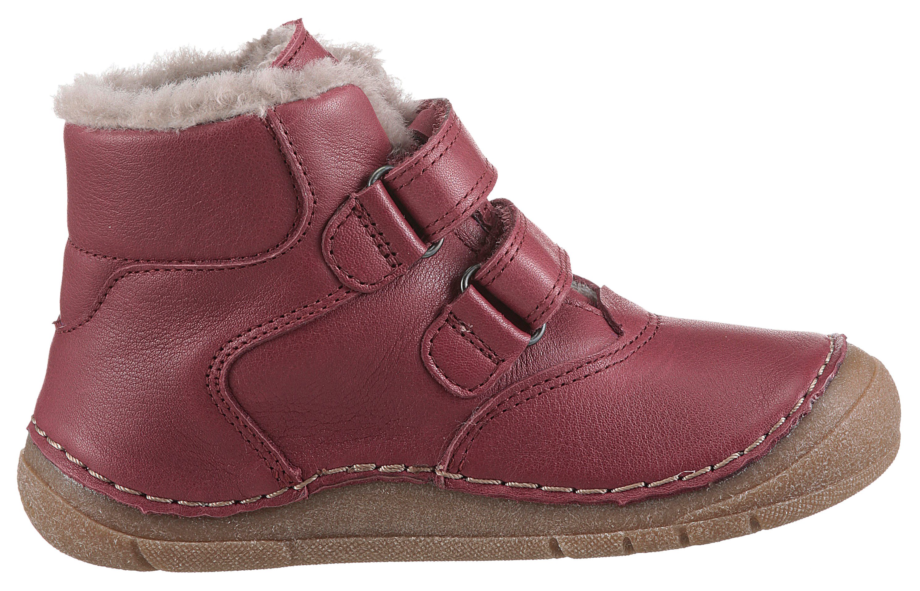 froddo® Winterlaarzen PAIX UP WINTER , klittenbandlaars, babyschoen, loopschoentje met lamswol