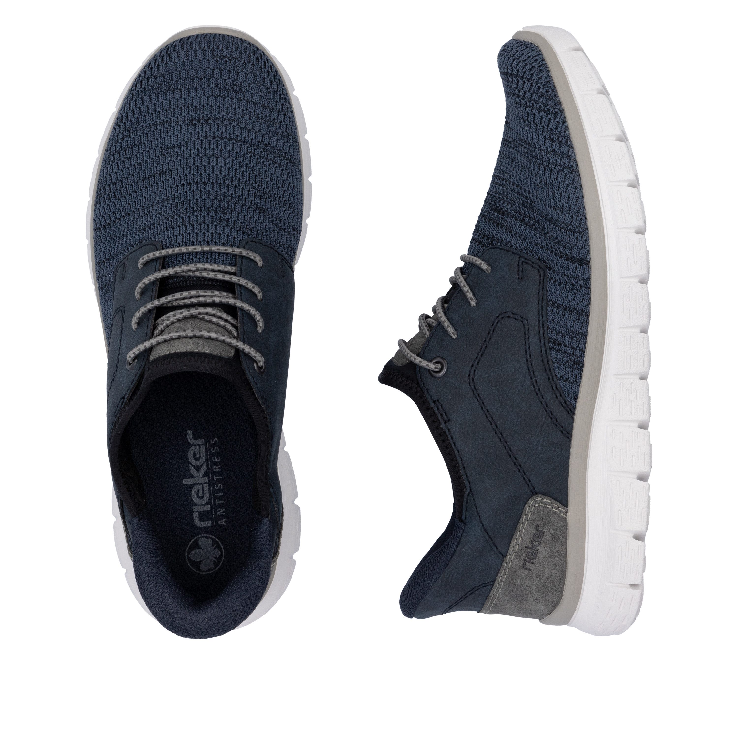 Rieker Slip-on sneakers , vrijetijdsschoen, lage schoen, instapschoen, gewatteerde hielafsluiting