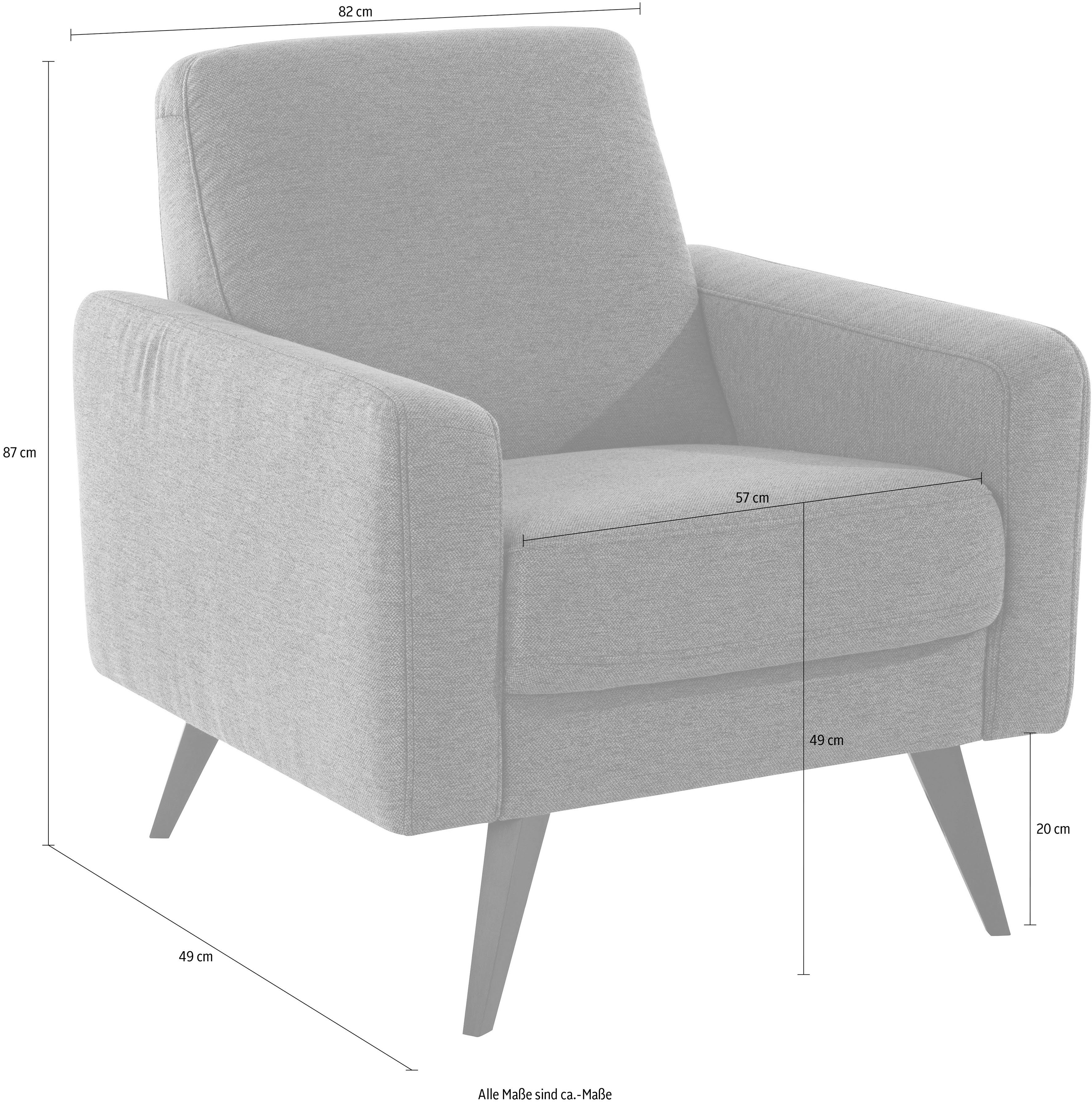 exxpo - sofa fashion Fauteuil Samso, loungestoel met geweldig zitcomfort