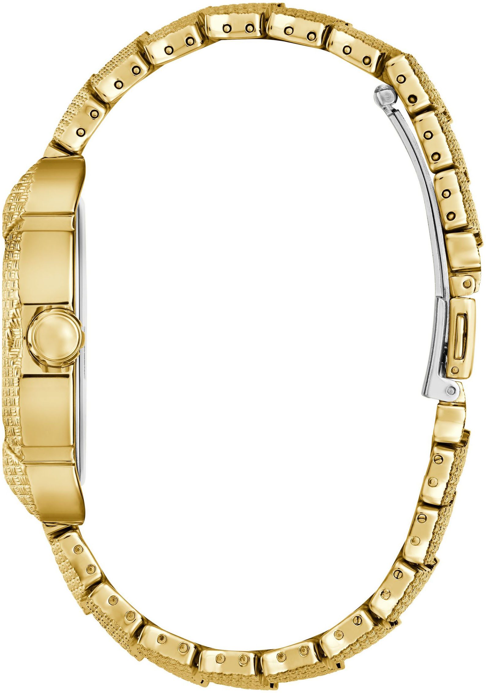 Guess Multifunctioneel horloge NILE Quartz horloge, polshorloge, herenhorloge, datum, weekdag, roestvrijstalen band