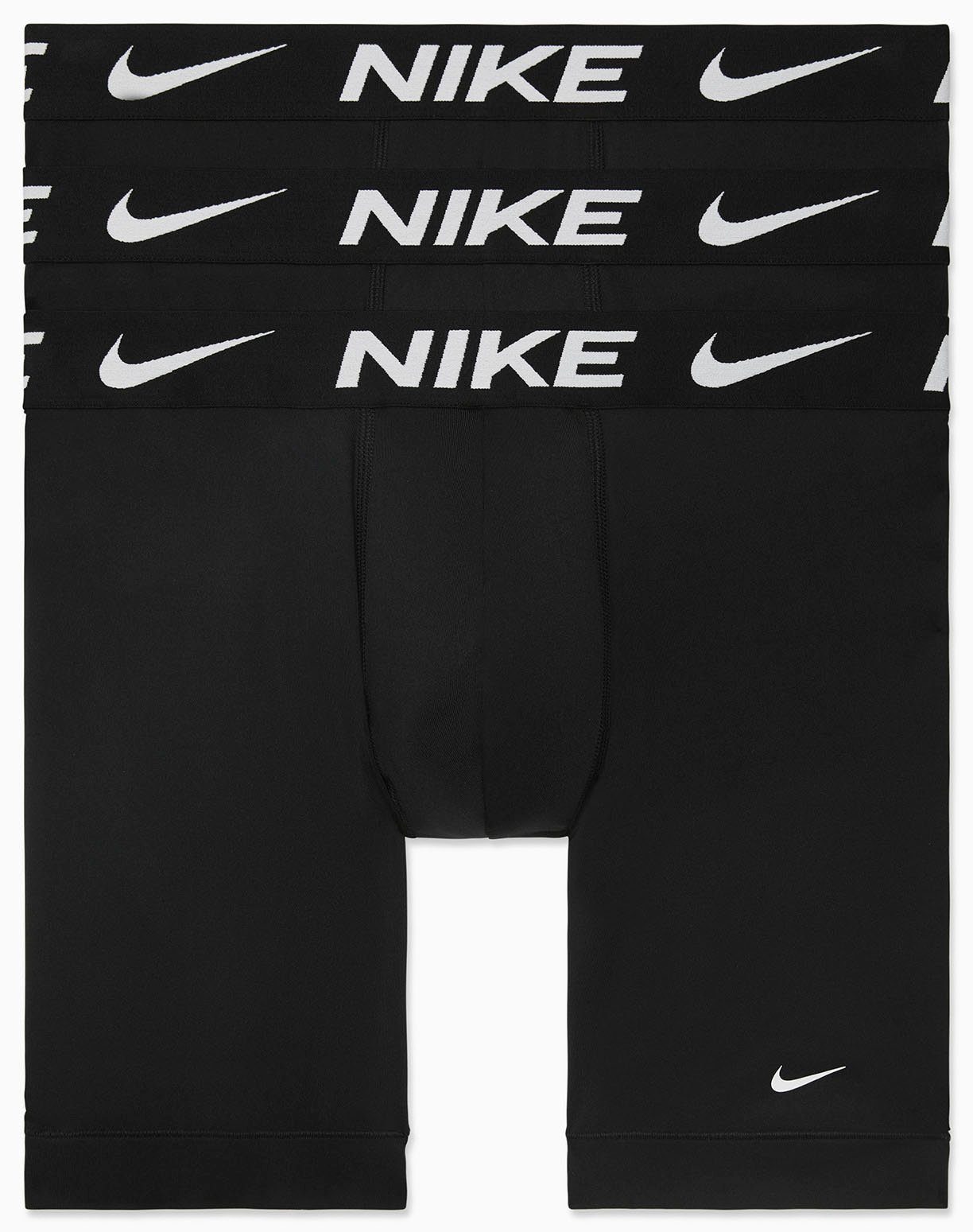 NIKE Underwear Boxershort BOXER BRIEF LONG 3PK met elastische band met nike logo-opschrift (Set van 3)