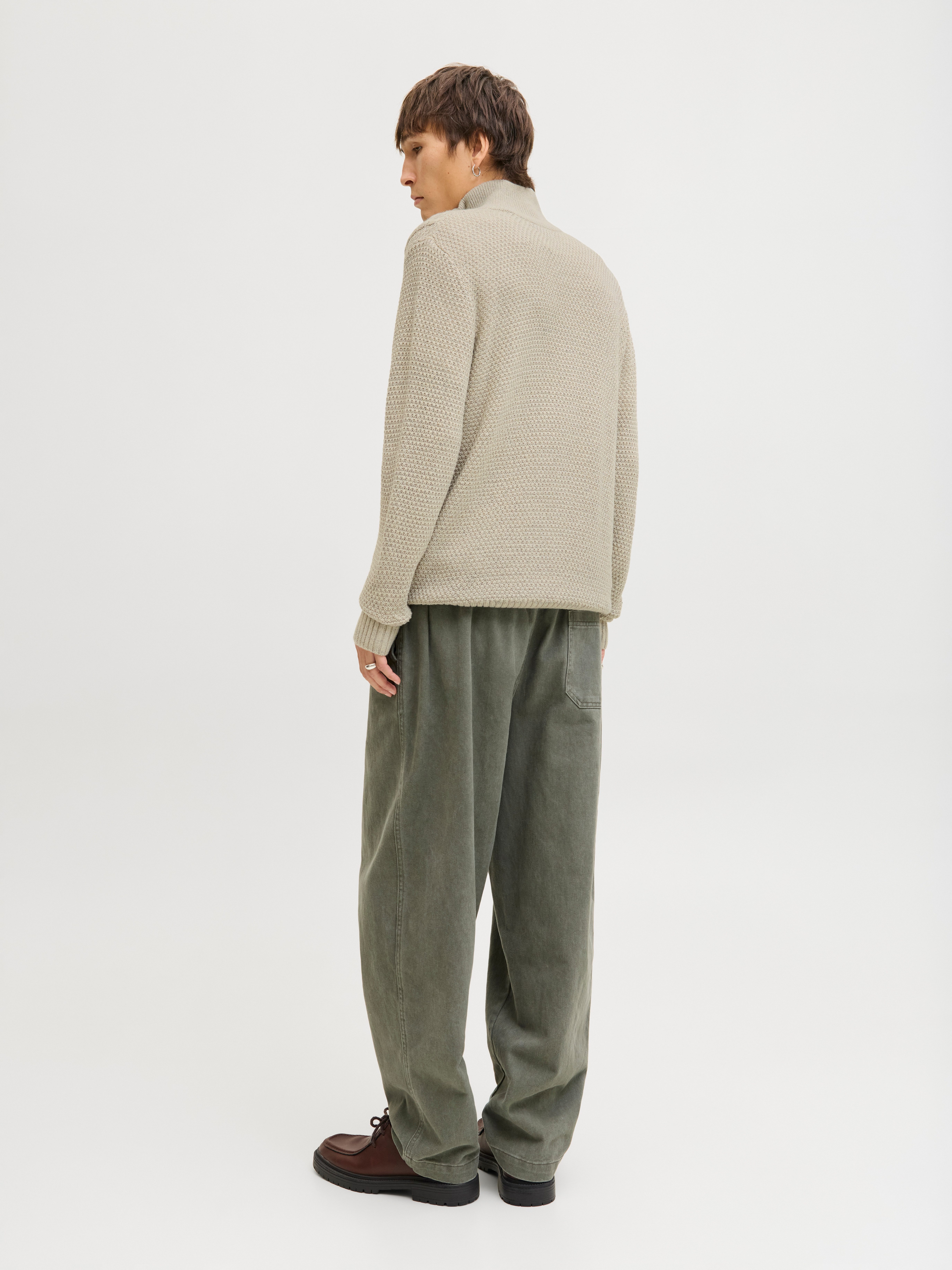 Jack & Jones Schipperstrui JJPAUL KNIT HALF ZIP