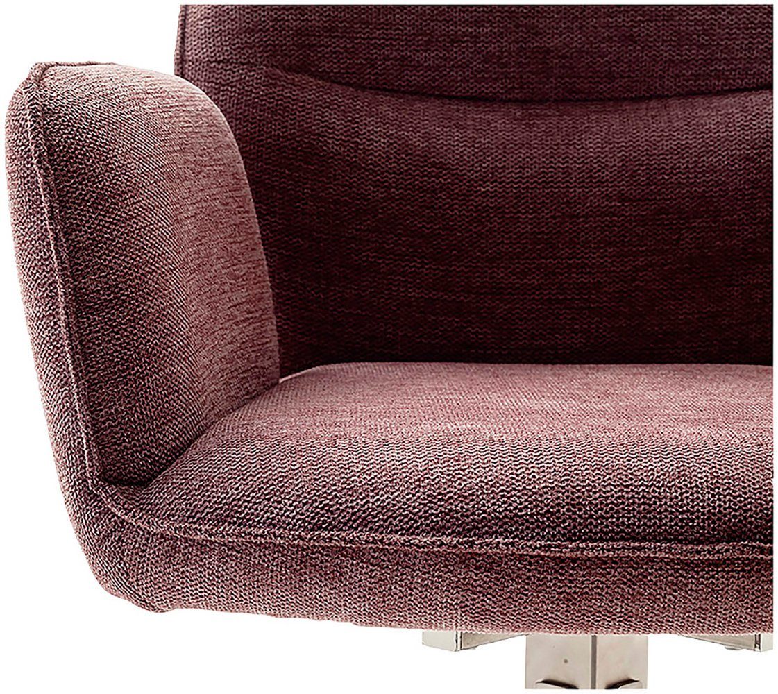 MCA furniture Eetkamerstoel Greyton (2-set), draaibaar 180°, belastbaarheid 120 kg, zithoogte ca. 50 cm