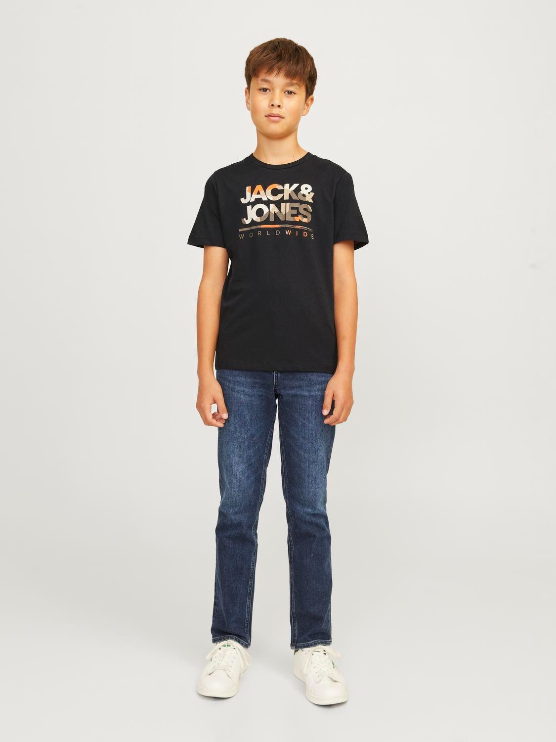 Jack & Jones Junior T-shirt JJLUKE TEE SS CREW NECK JNR