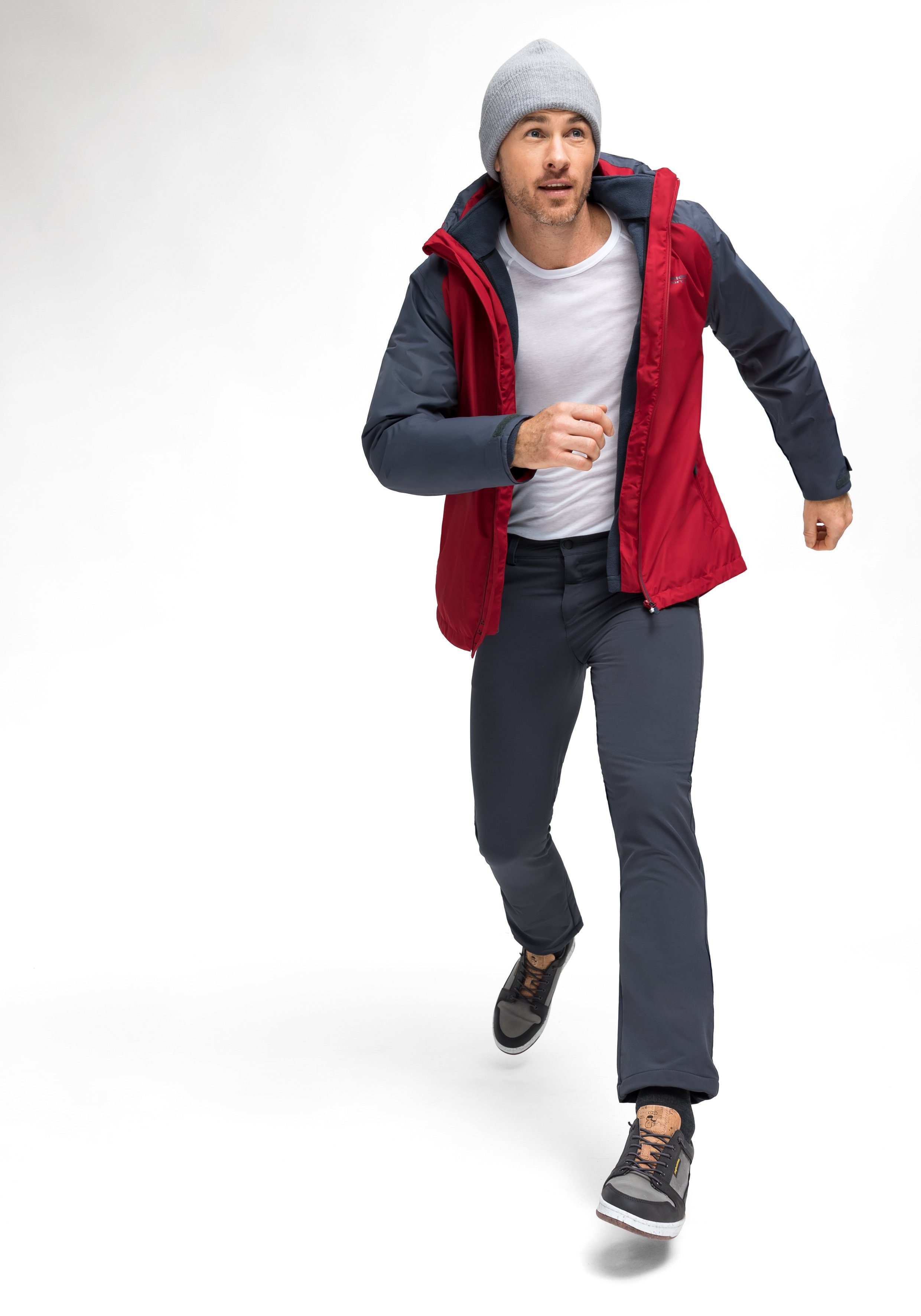 Maier Sports Functionele broek CHARLES Heren outdoorbroek, elastische broek met fleece binnenkant, regular fit