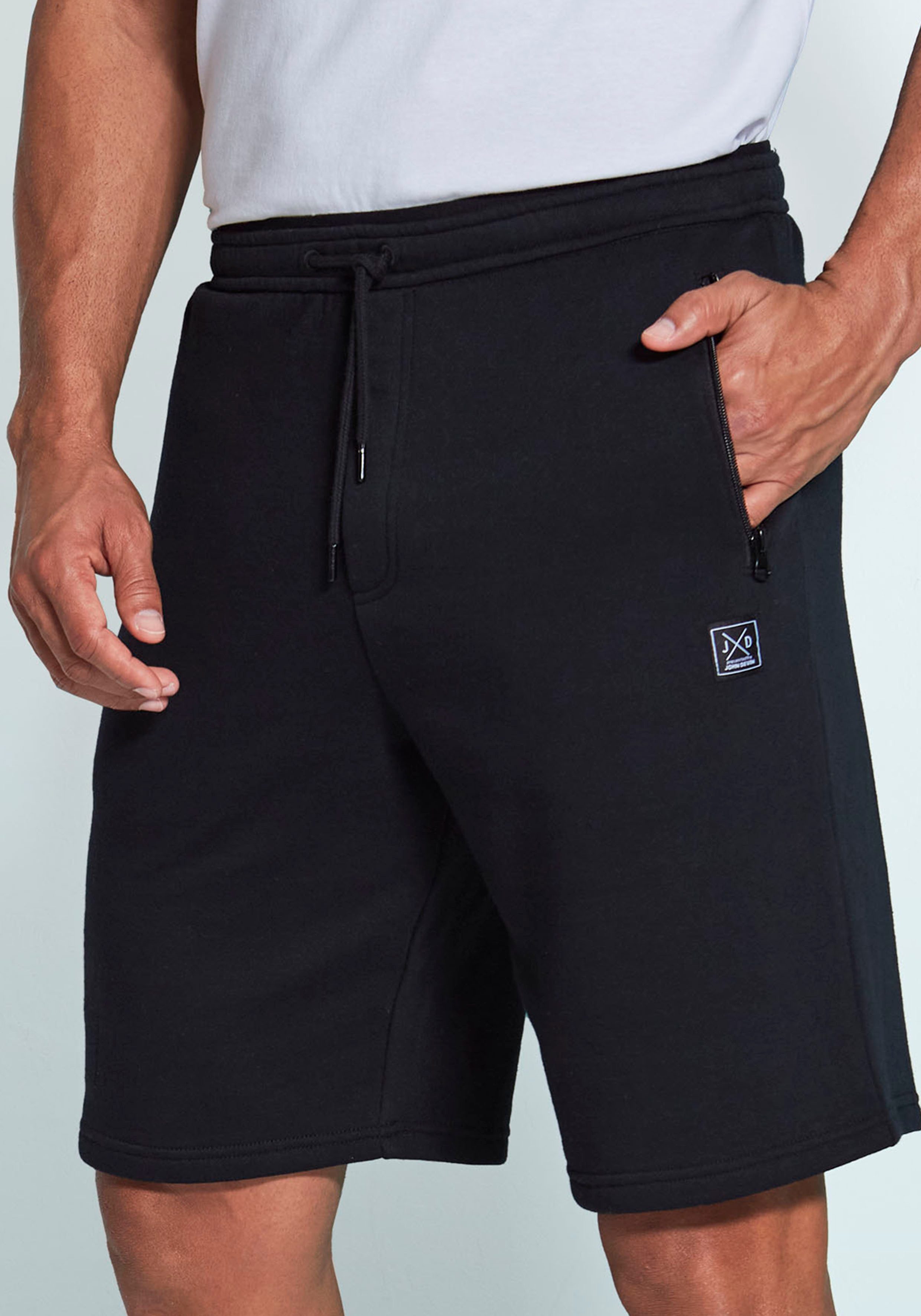 John Devin Sweatshort , zijzakken met zwarte rits