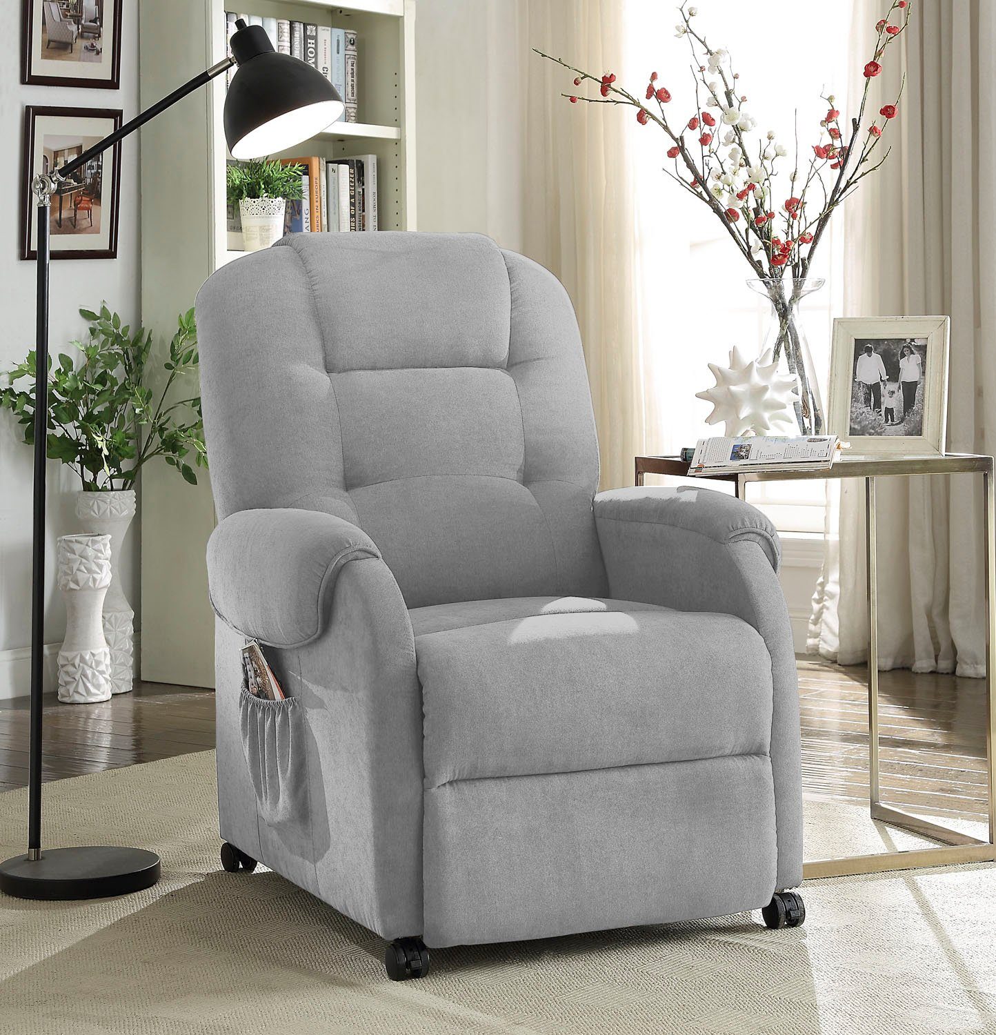 ATLANTIC home collection Relaxfauteuil inclusief relaxfunctie en veerkern