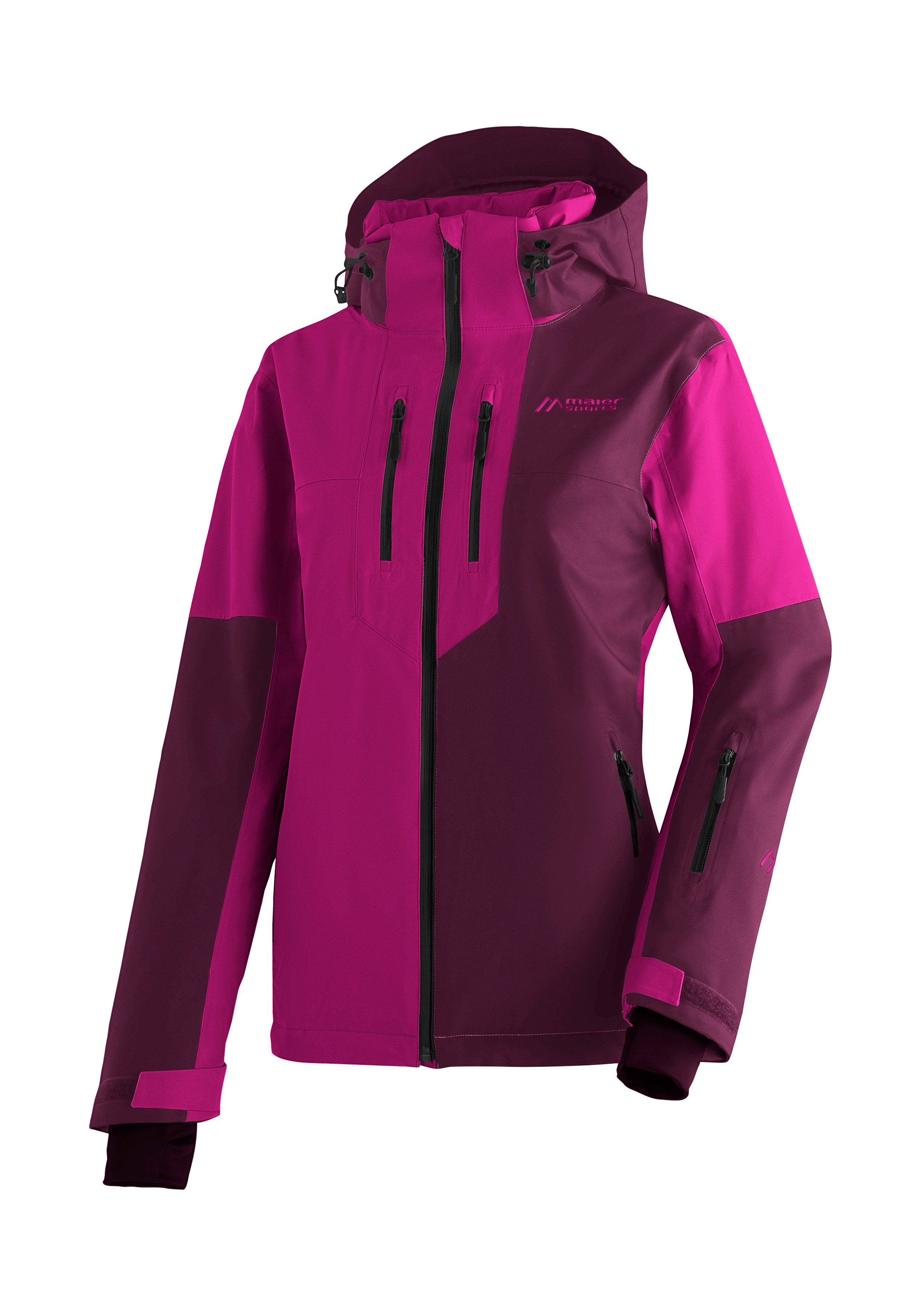 Maier Sports Ski-jack Manzaneda Dames winterjas, wind- en waterdicht, 4 ritszakken, regular fit