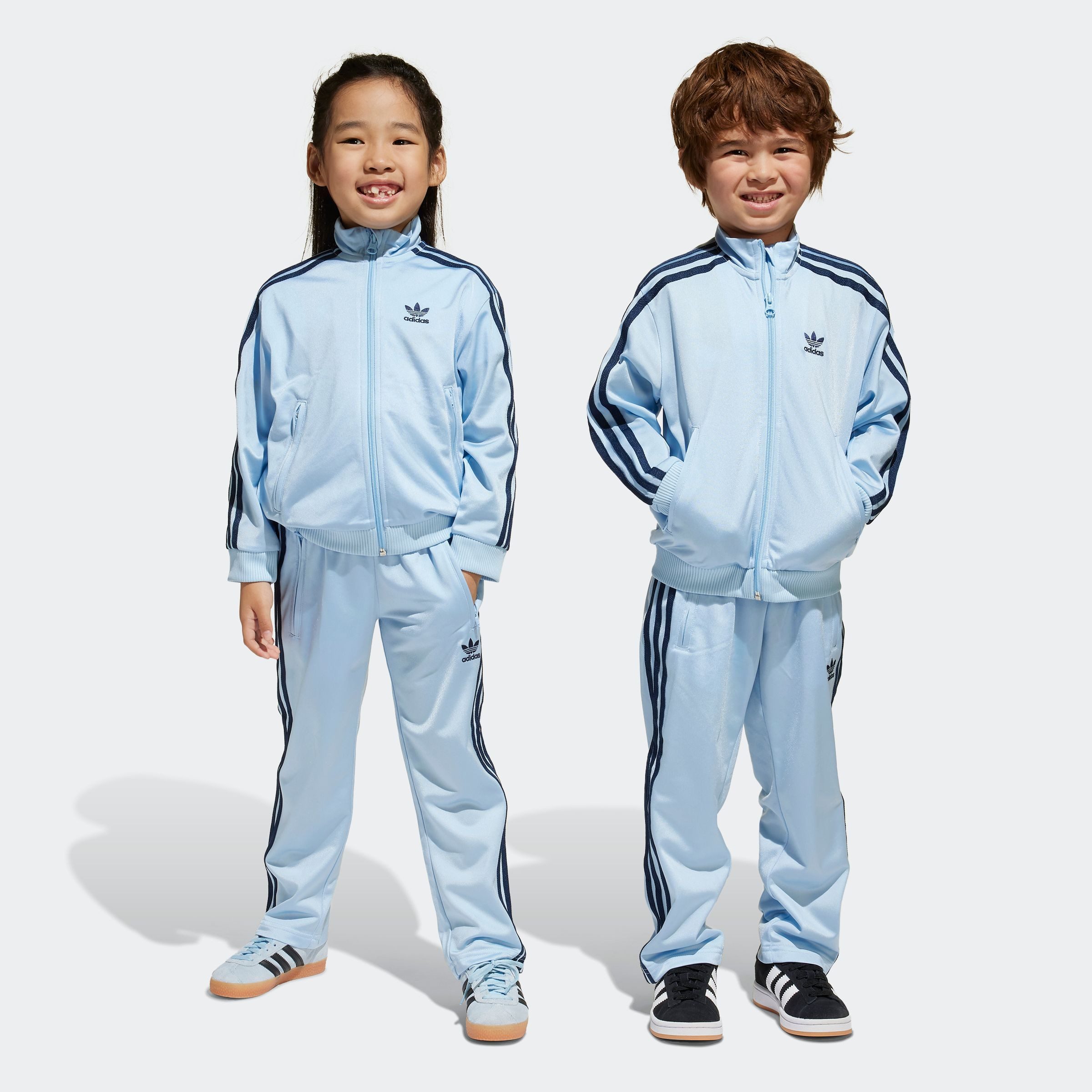 adidas Originals Trainingspak FIREBIRD TS (2-delig) kinderen trainingspakken maat 128 blauw