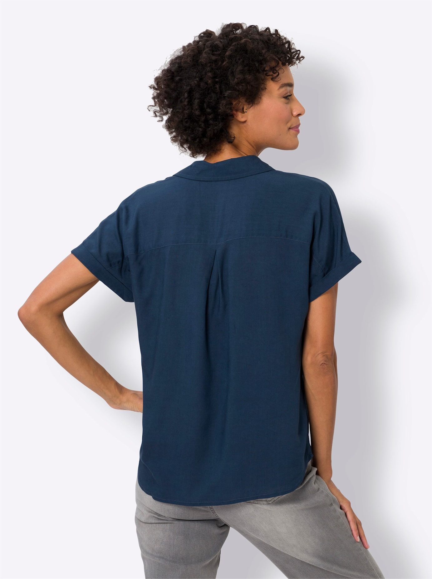Classic Basics Blouse met korte mouwen