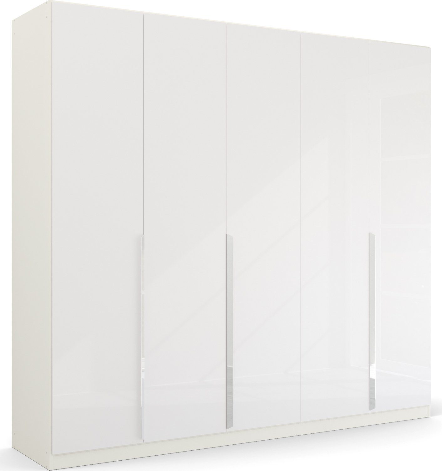 rauch Draaideurkast Glamour by Quadra Spin kledingkasten maat 226 cm x 210 cm x 54 cm wit