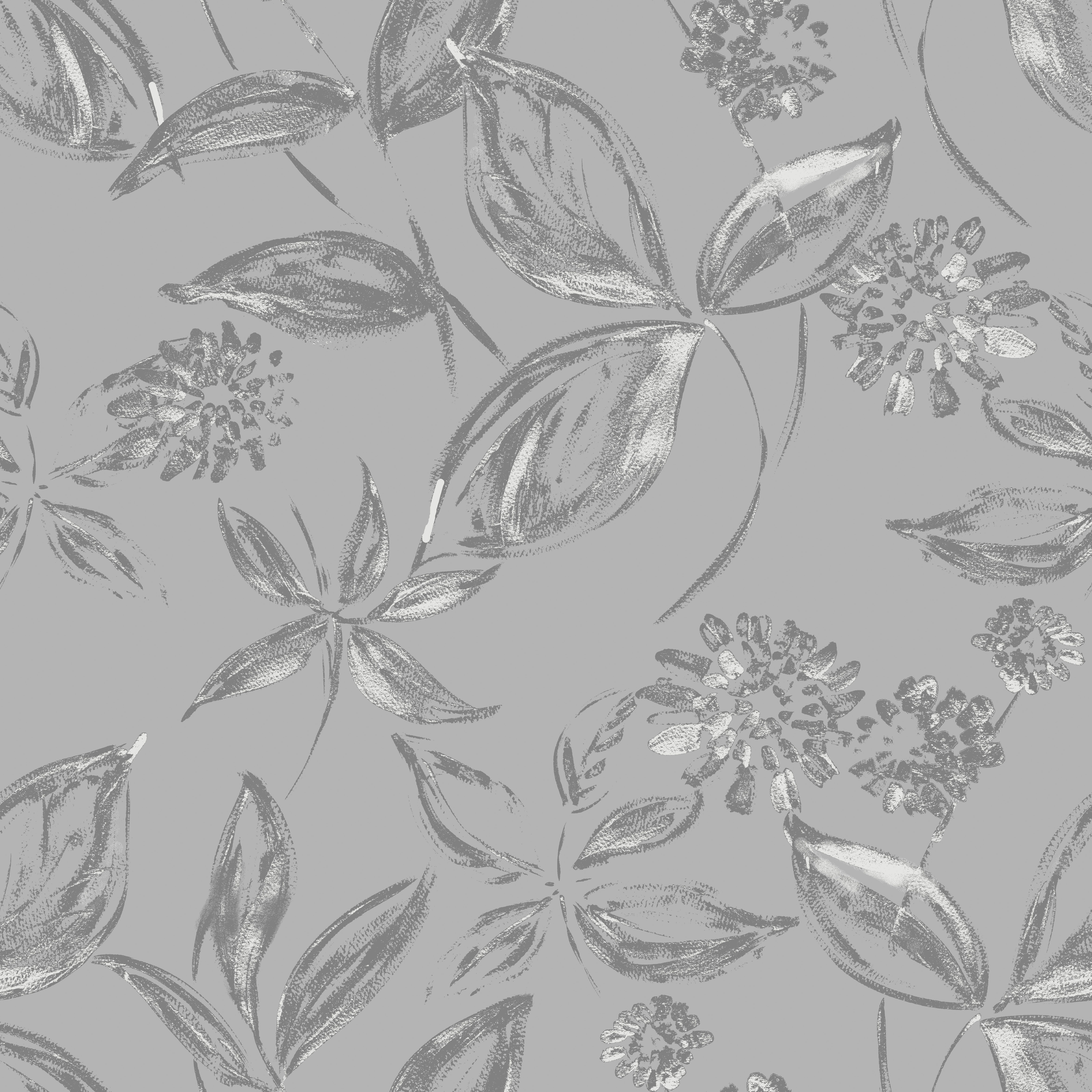 my home Gordijn Flower 135x245cm, monochroom, in verschillende kleuren beschikbaar (1 stuk)