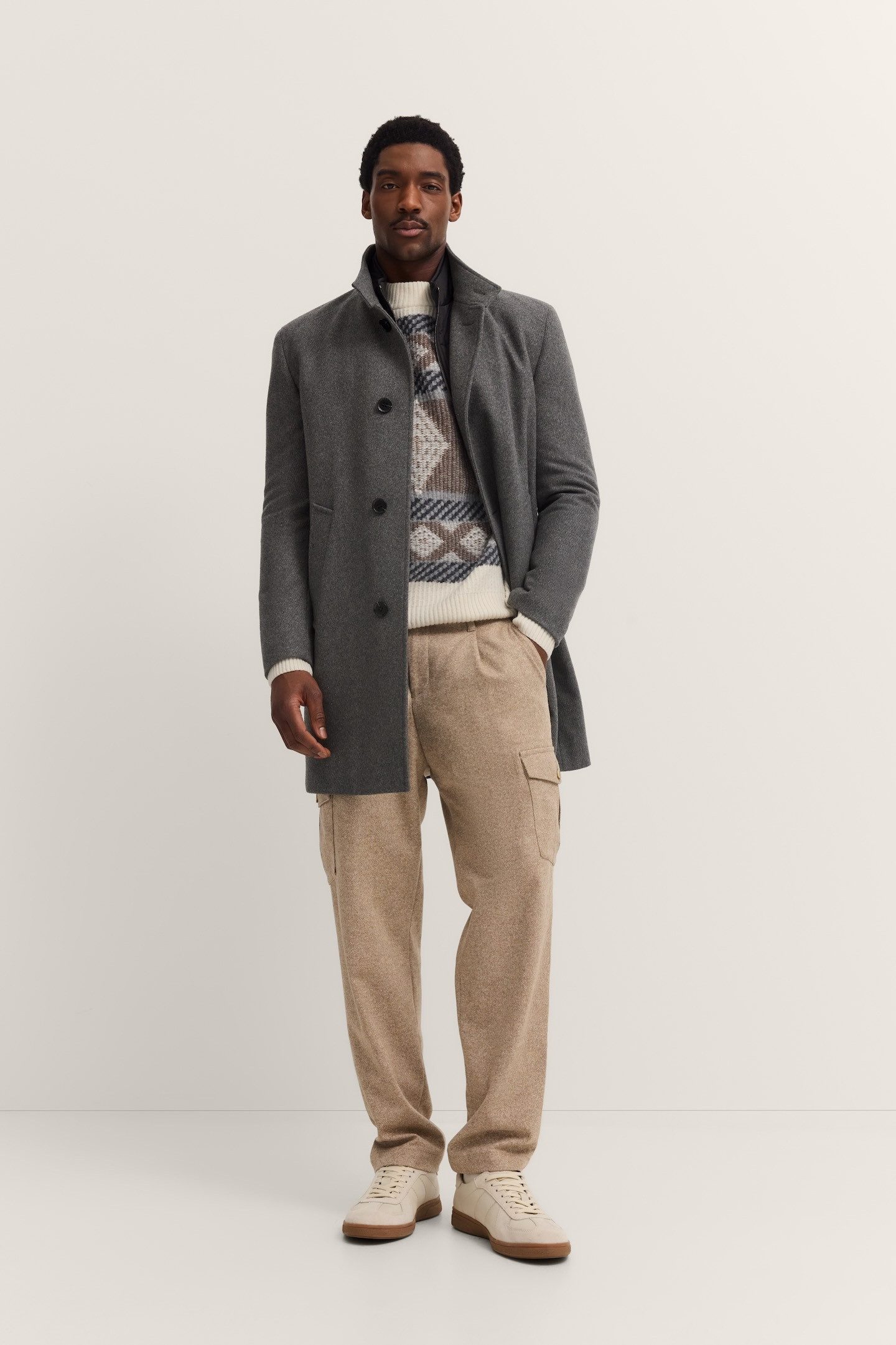 Bugatti Korte jas Westen-Inzet Modern Fit met Flexcity Stretch inzetstukken