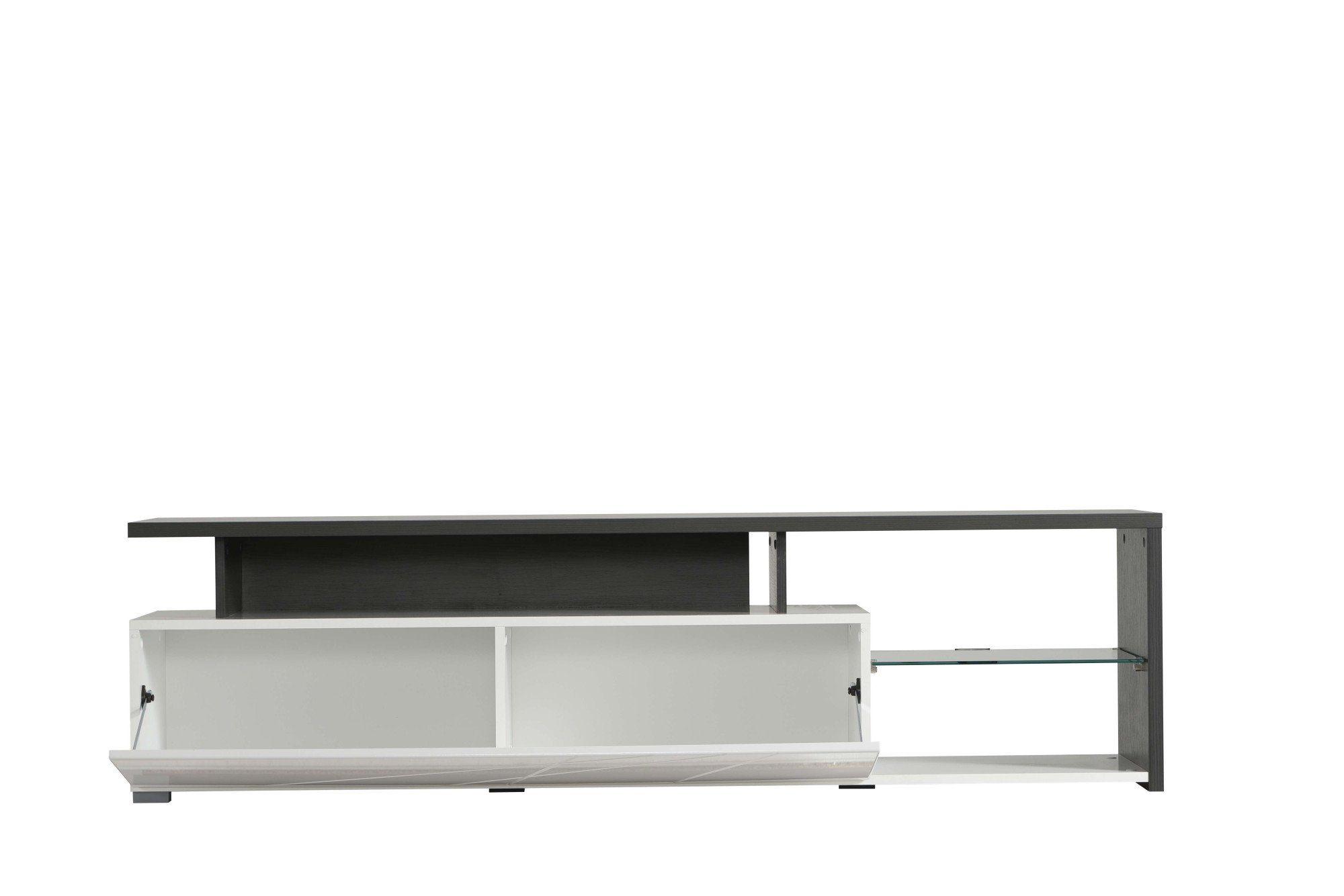 INOSIGN Tv-meubel Arctic TV-Board TV-kast, Br. 170 cm, met en zonder LED-verlichting, front met frezing