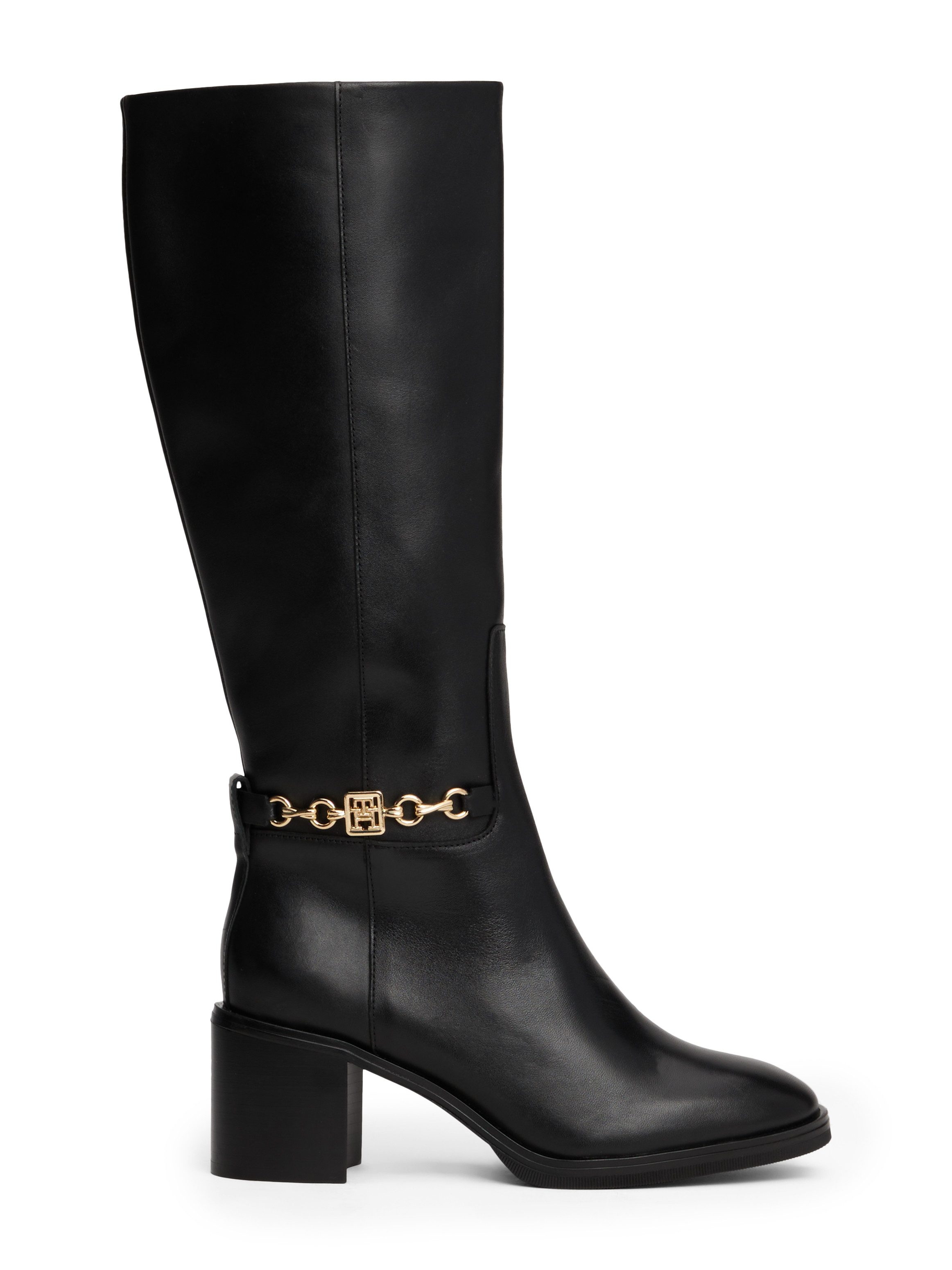 Tommy Hilfiger Laarzen TH CHAIN LEATHER LONG BOOT