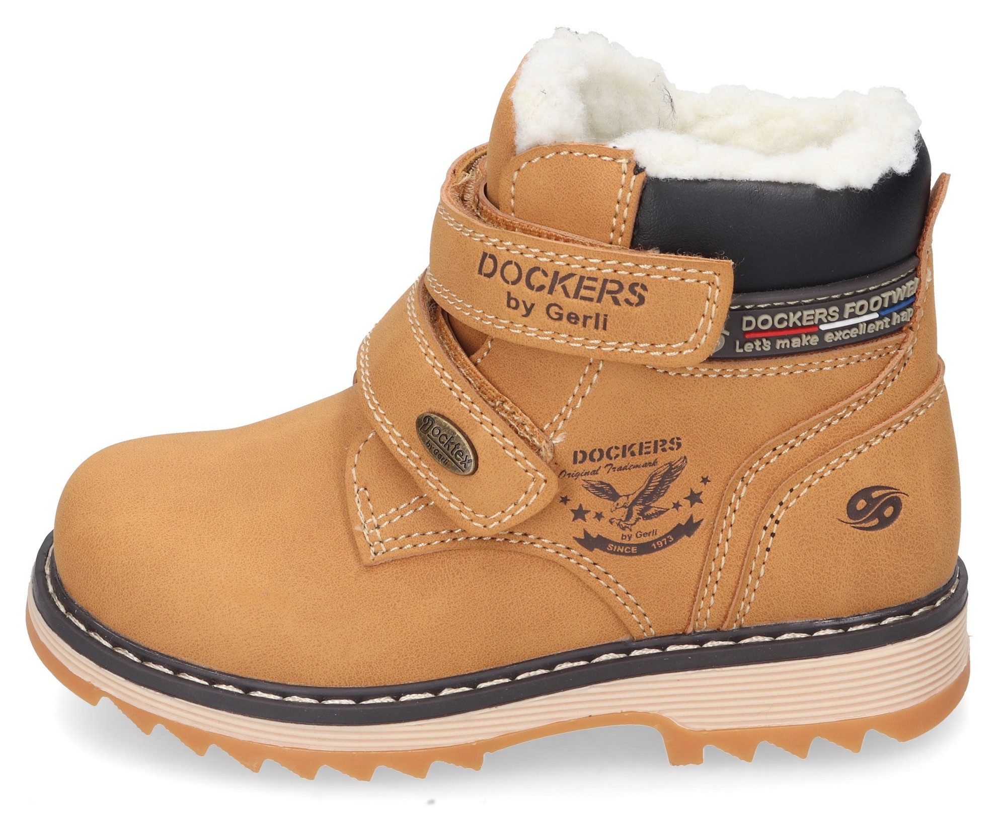 Dockers by Gerli Winterlaarzen , winterlaarzen, klittenbandlaarzen, kinderschoen met warme voering en tex