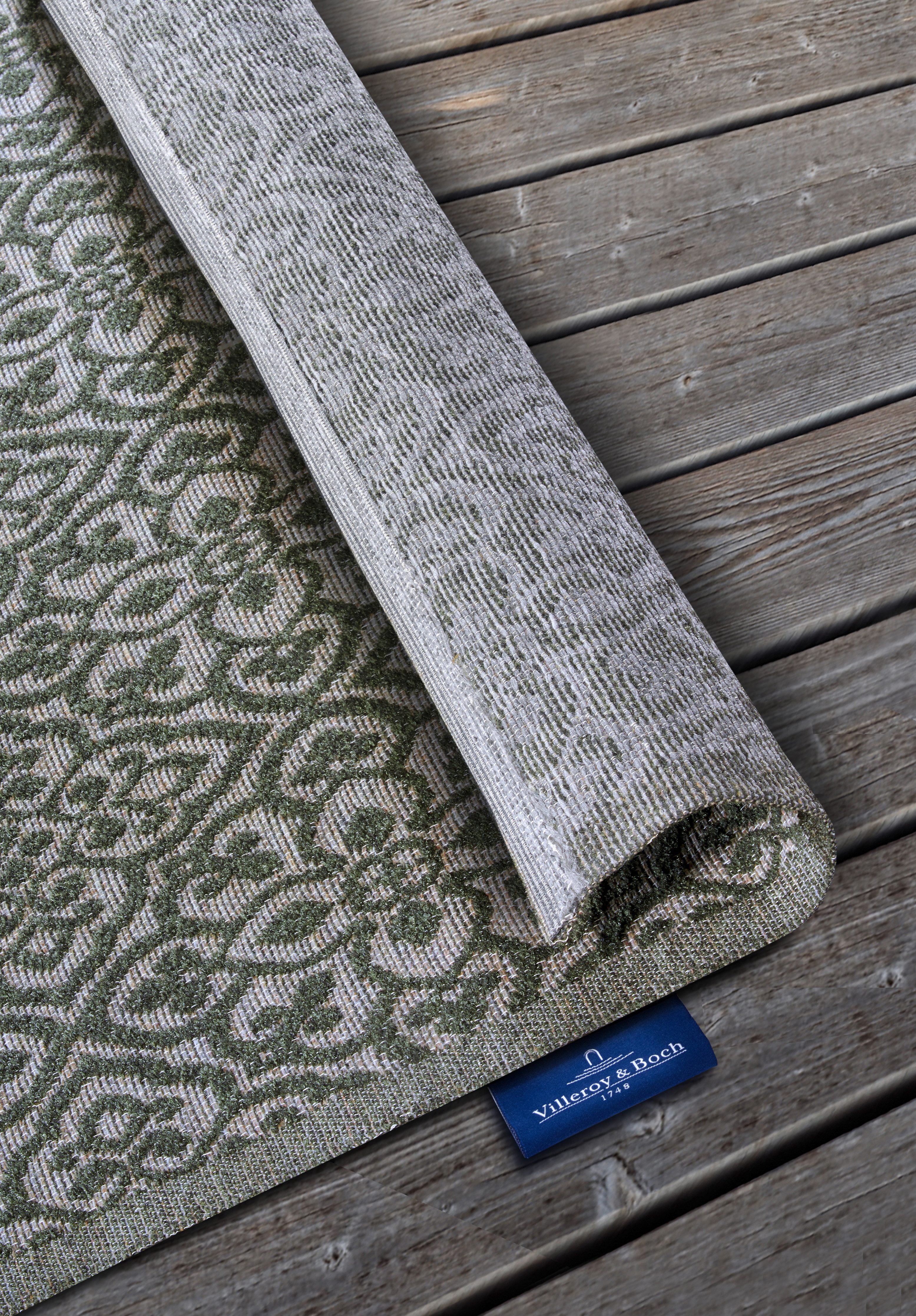 Villeroy & Boch Outdoorkleed Julie In-& Outdoor, Vlakweefsel, weerbestendig, Terras, Balkon, modern, Trend