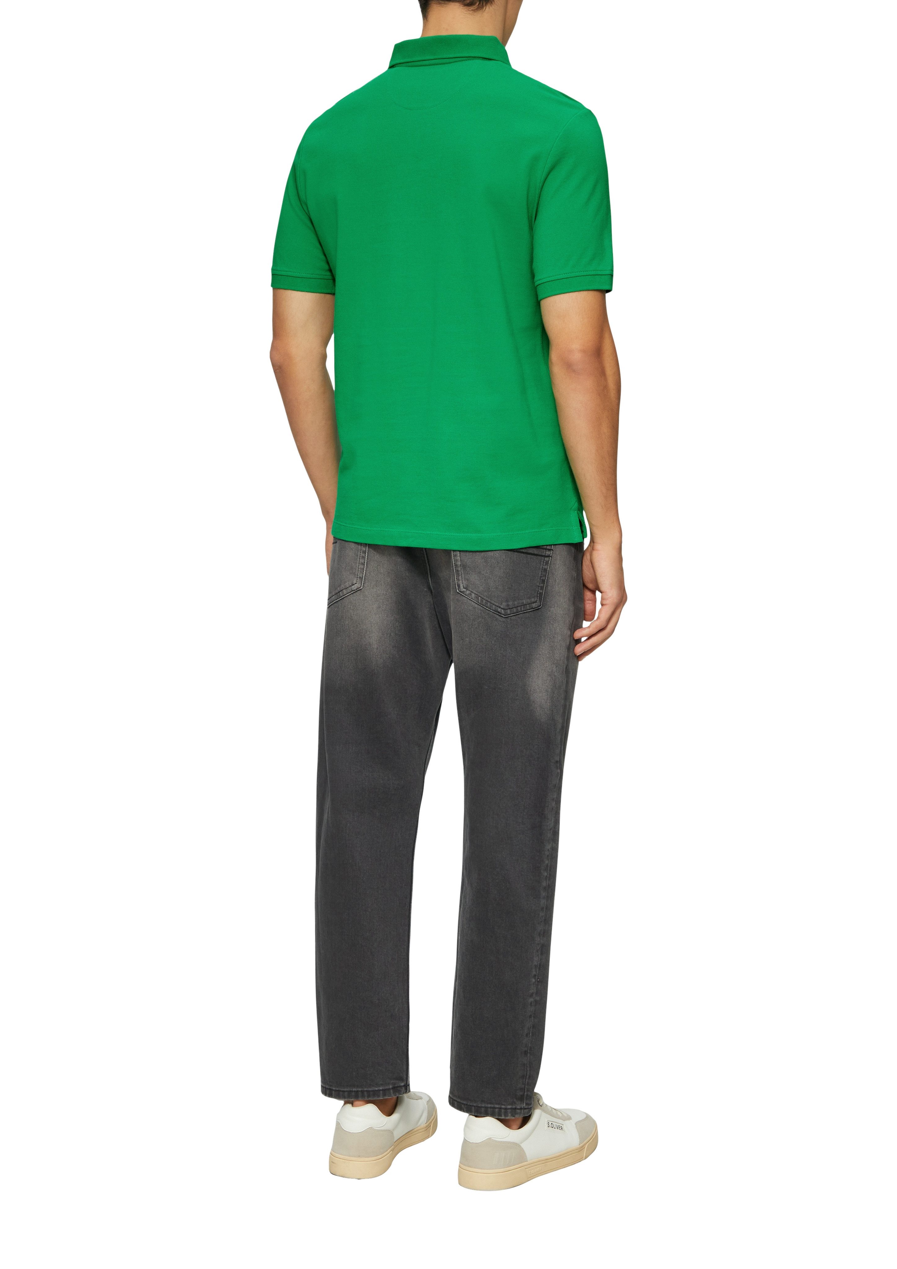 s.Oliver Poloshirt met geborduurd logo
