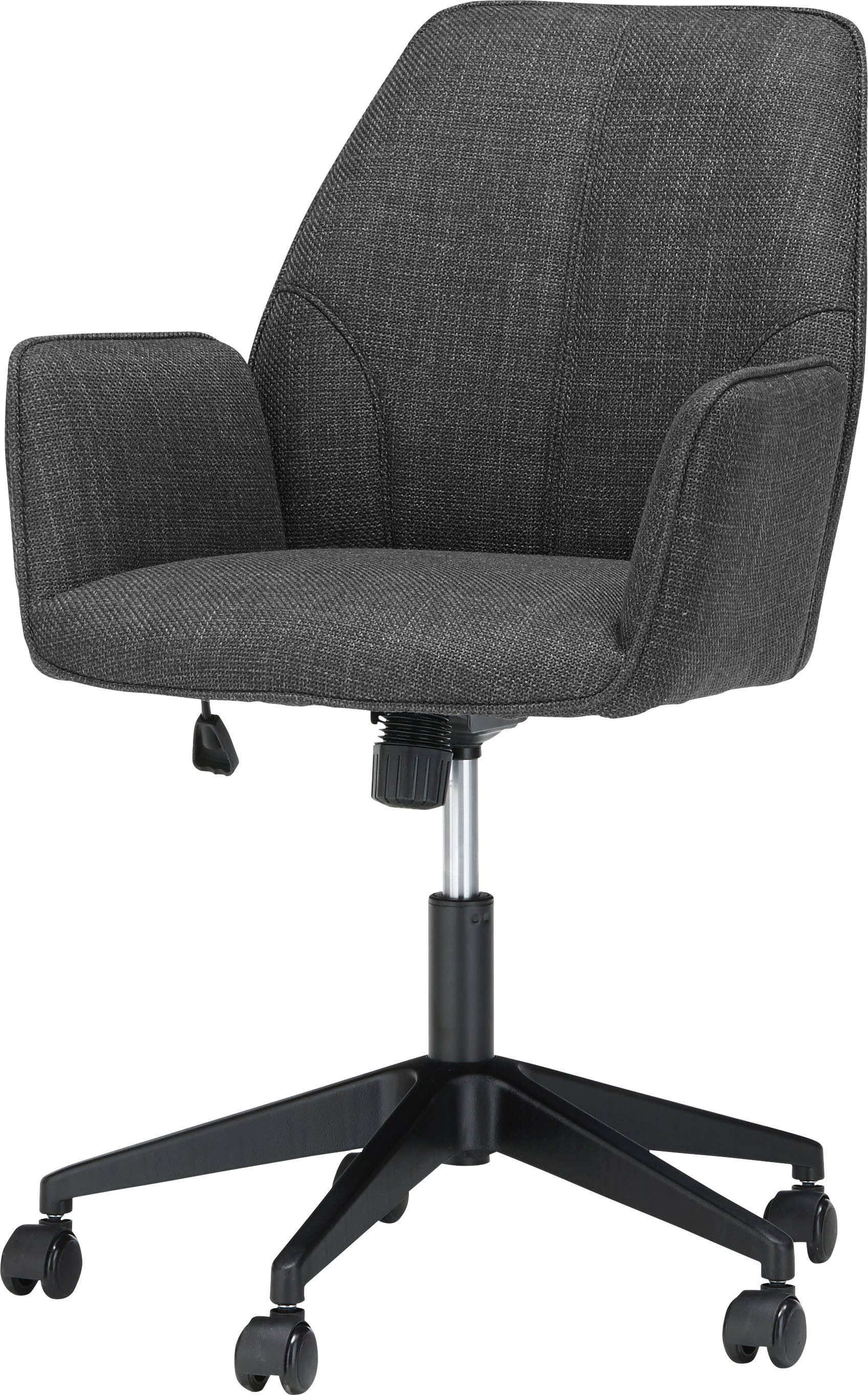 MCA furniture Bureaustoel O-Pemba Geweven stof, bureaustoel met traploos instelbare comfortabele zithoogte