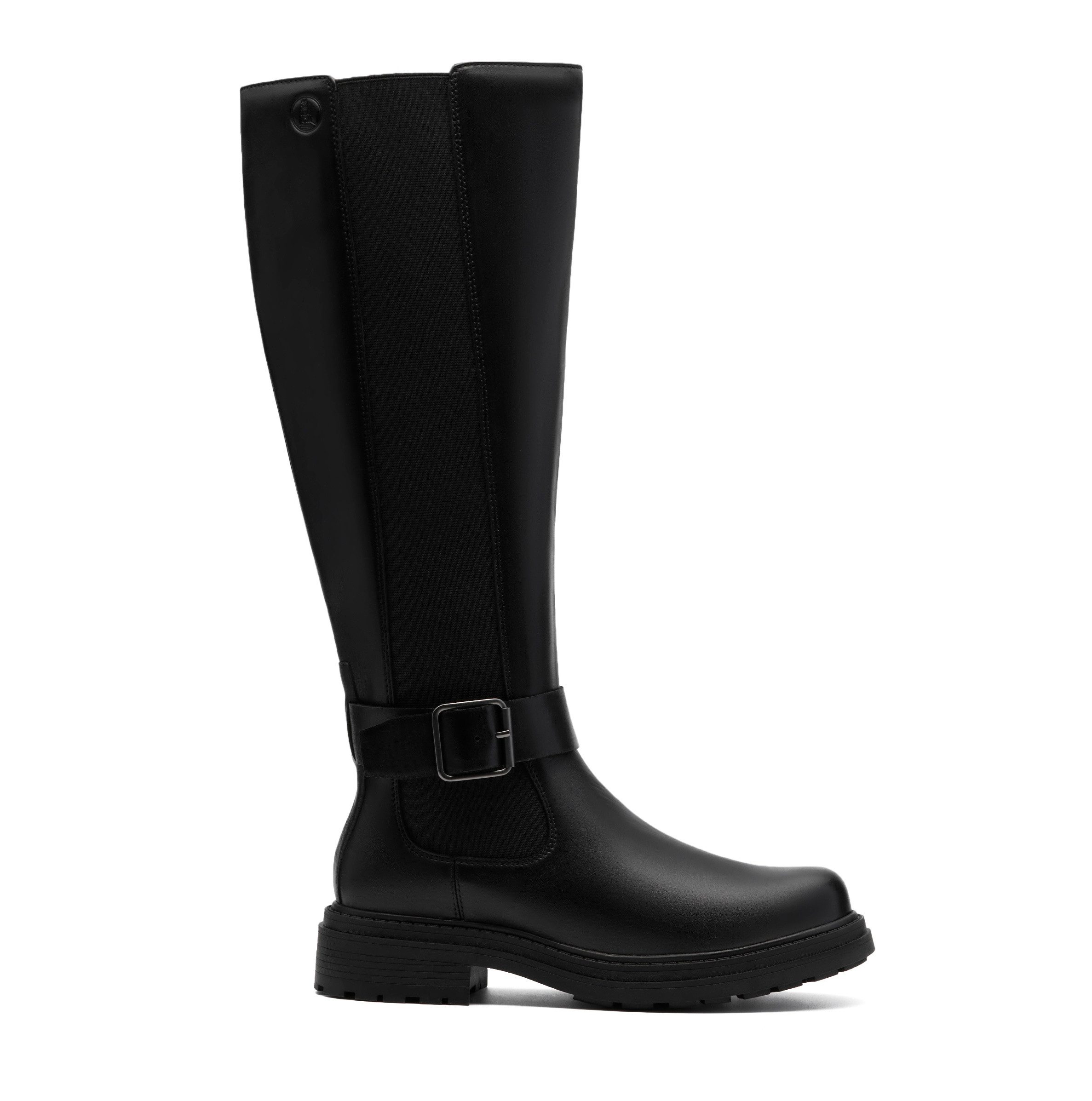 Clarks Laarzen Orinoco 3 Tall Plateauschoen, rijlaars met lederen binnenzool