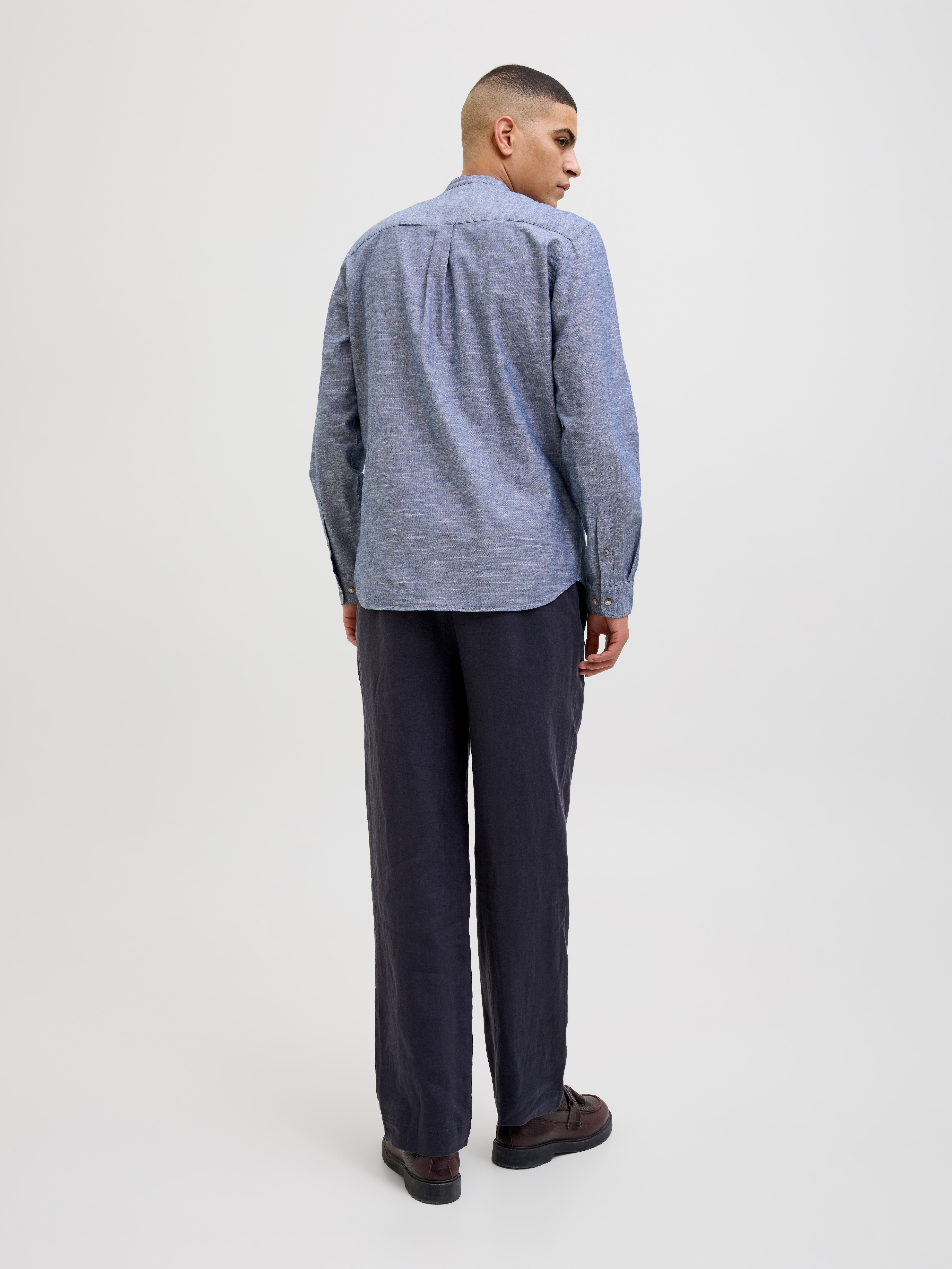 Jack & Jones Overhemd met lange mouwen JJESUMMER BAND SHIRT LS SN