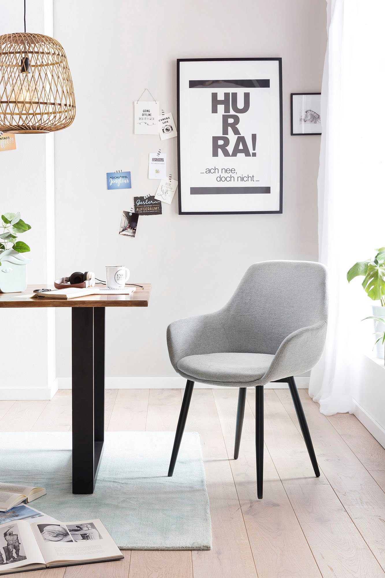 SalesFever Stoel met armleuningen (set, 2 stuks)