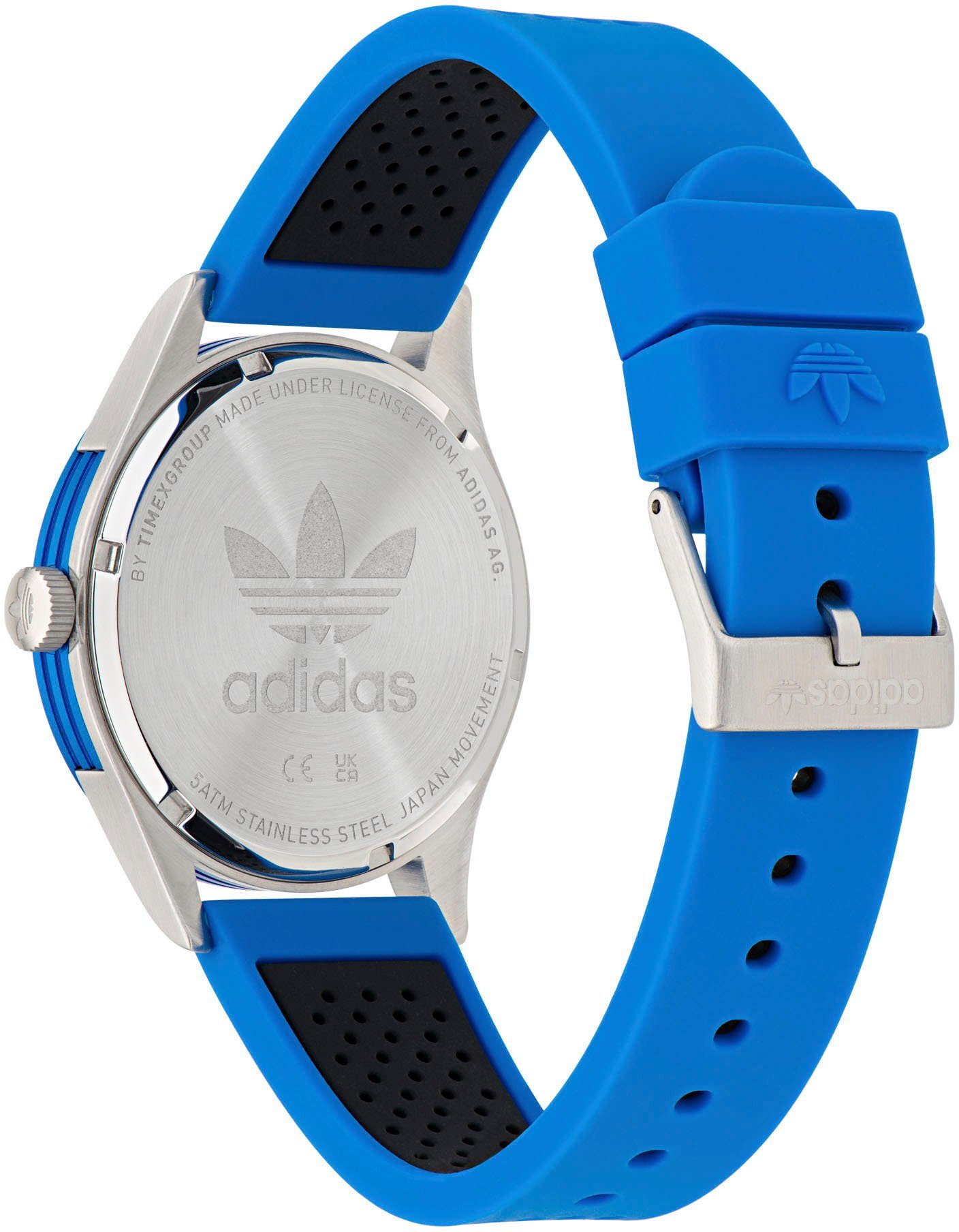adidas Originals Kwartshorloge CODE THREE Polshorloge, dames, herenhorloge, siliconen band