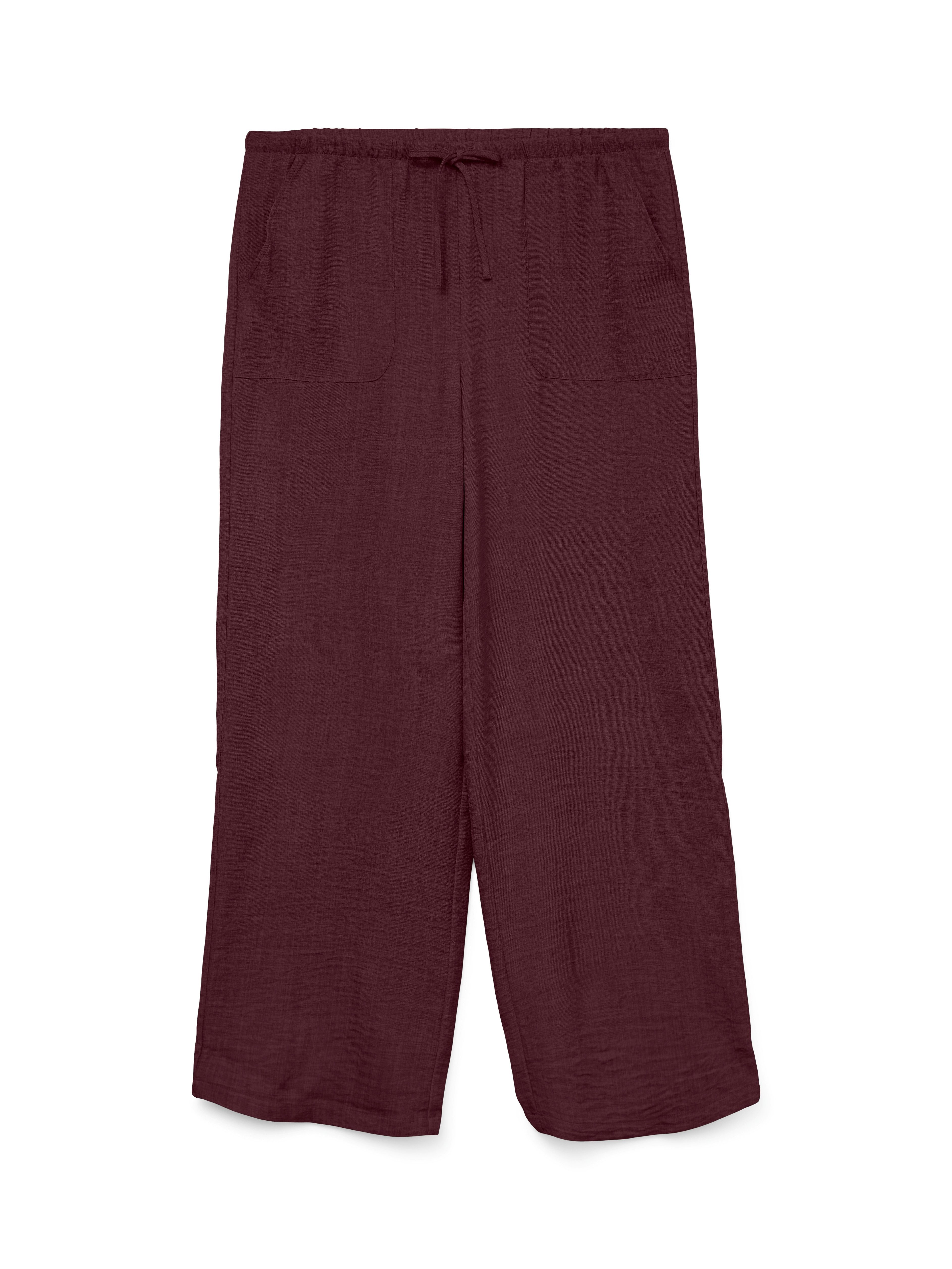 Vero Moda Comfortbroek VMMELANEY HW LOOSE PANT WVN GA NOOS