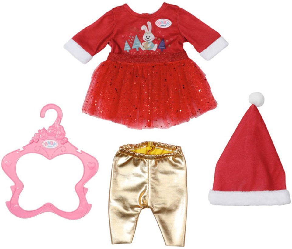 krekel Netelig tekort Baby Born Poppenkleding Kerstjurk, 43 cm (set, 4-delig) koop je bij | OTTO