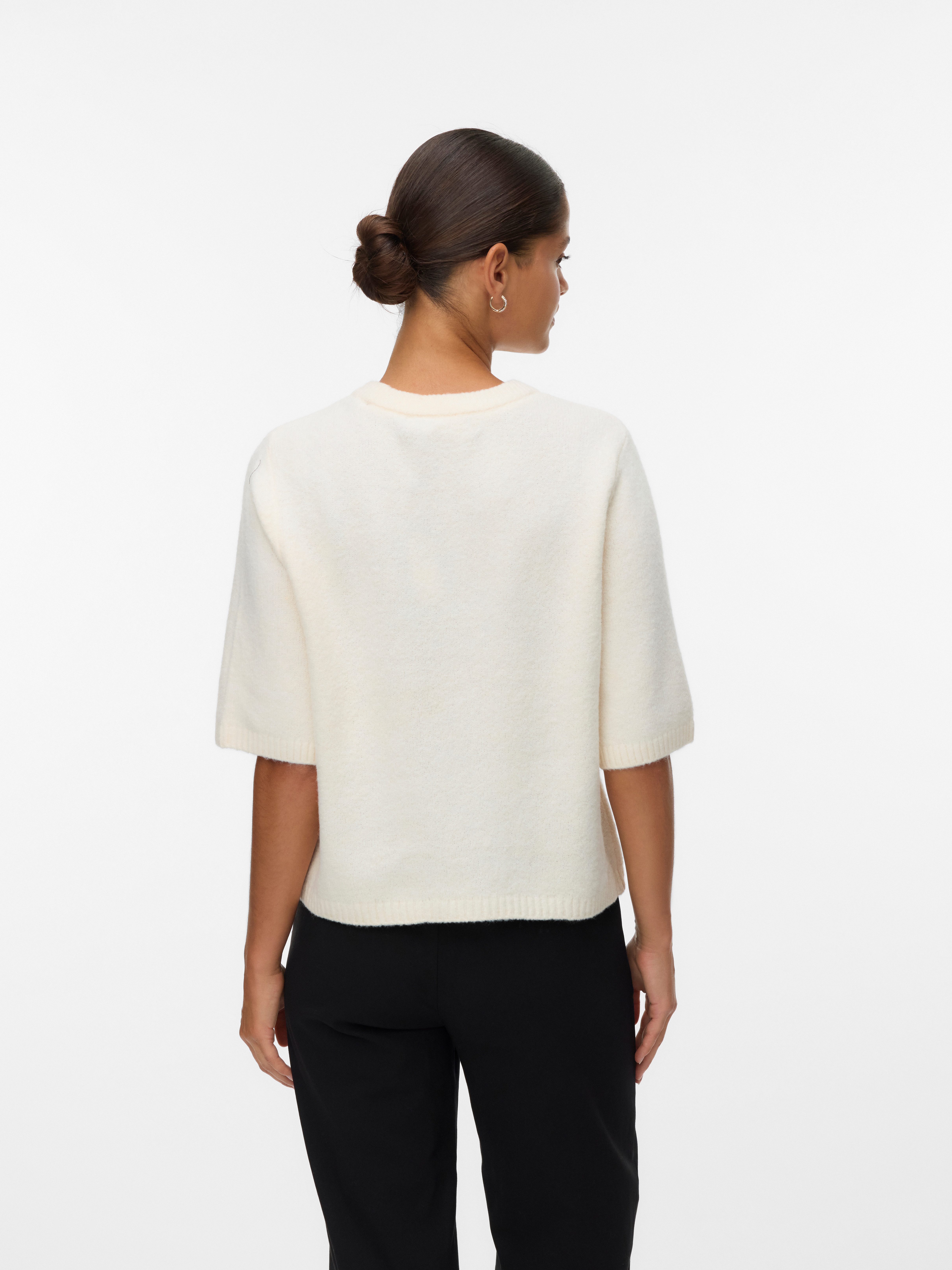 Vero Moda Trui met ronde hals VMBOOM 2/4 O-NK OVERSIZE PULLOVE GA NOOS