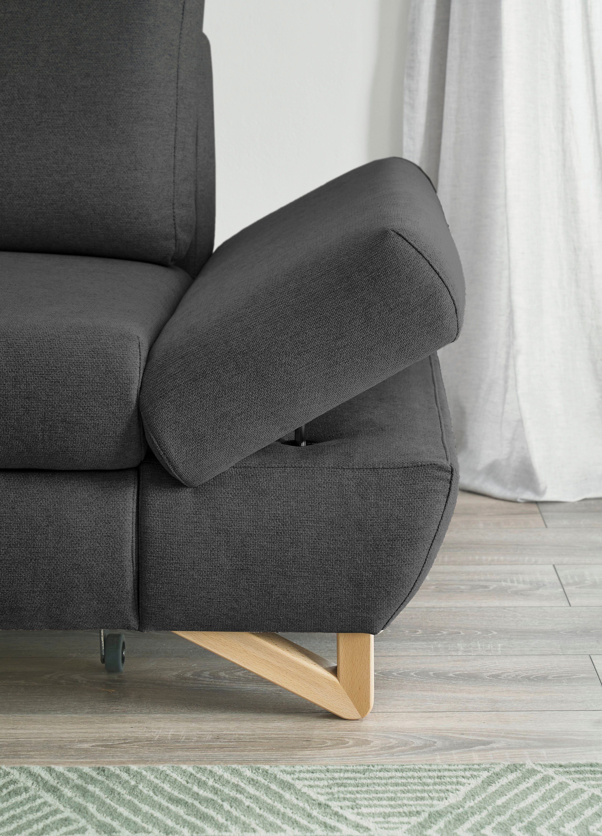 INOSIGN Slaapbank City/Giron comfortabele slaapbank (ligoppervlak 245 x 138 cm) en bedlade