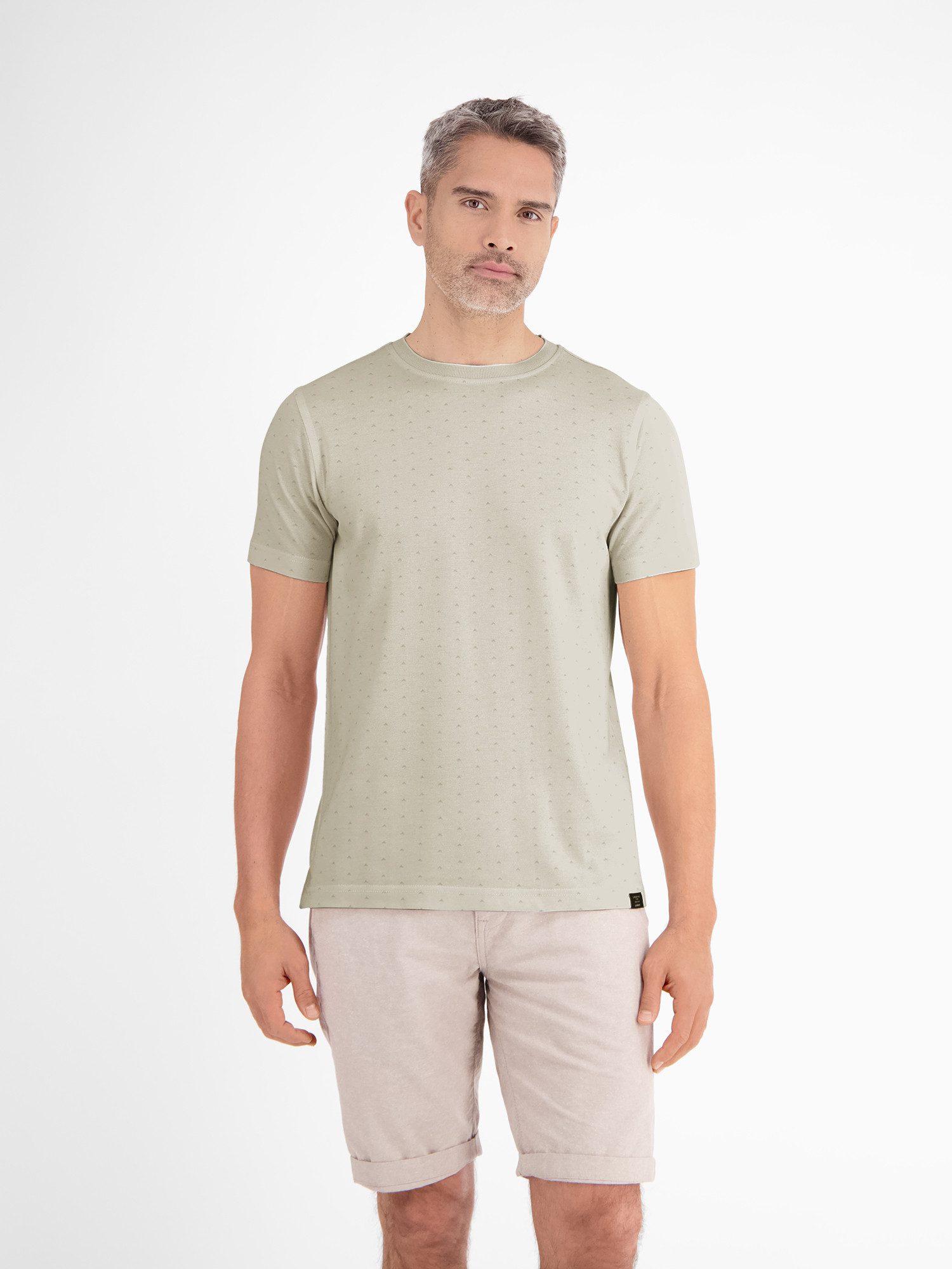 Lerros T-shirt LERROS piqué T-shirt voor heren